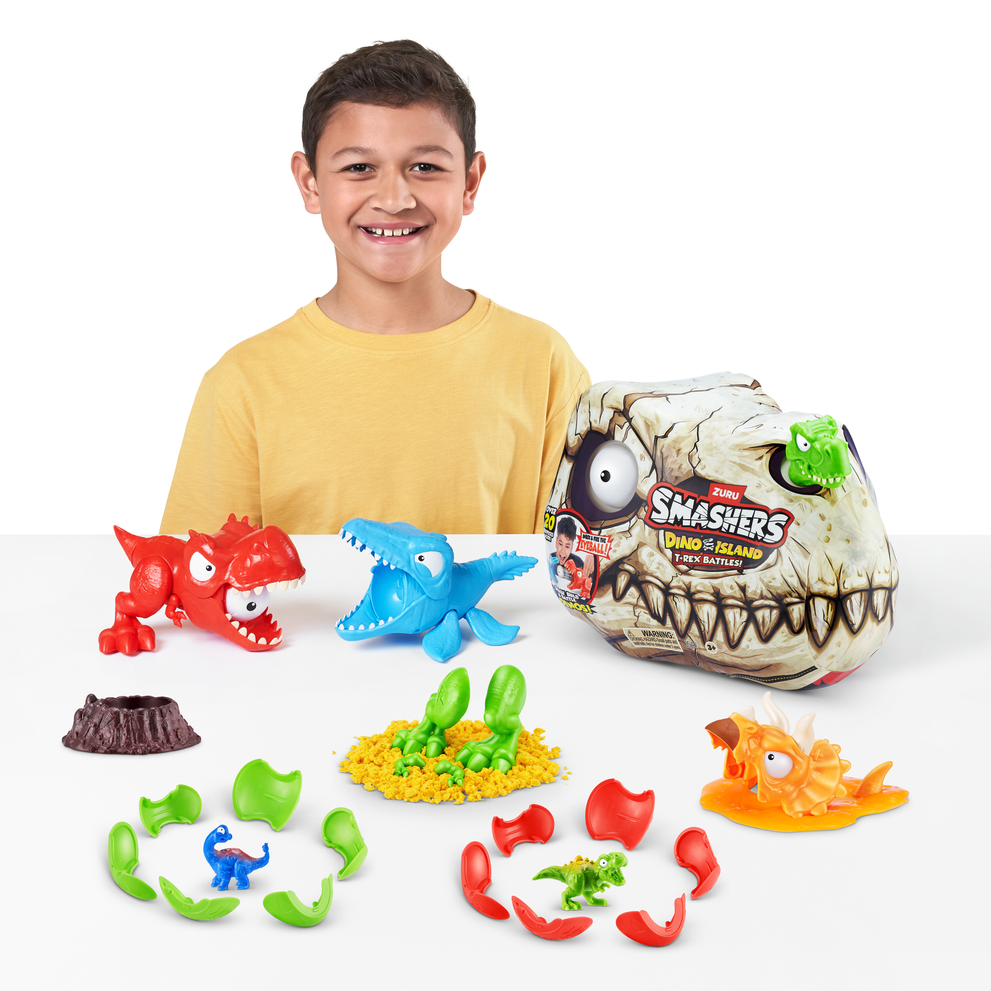 Игрушка Zuru Smashers: "T-Rex Battle mini", в ассортименте