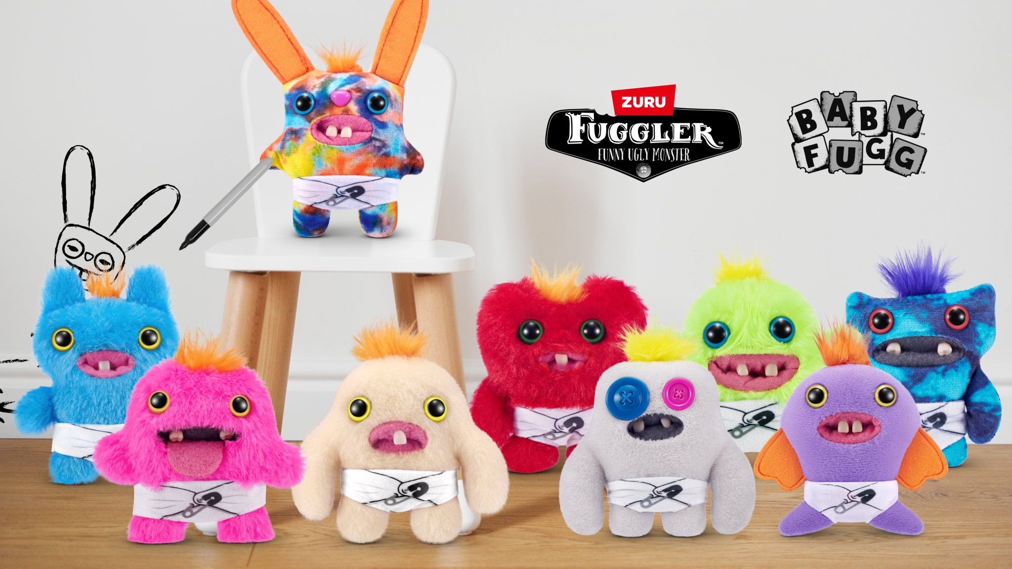 Плюшевая игрушка Zuru Fuggler Baby Fugg, в асс.