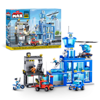 Конструктор ZURU MAX "Городские приключения" Полицейский участок S1, 889 дет.