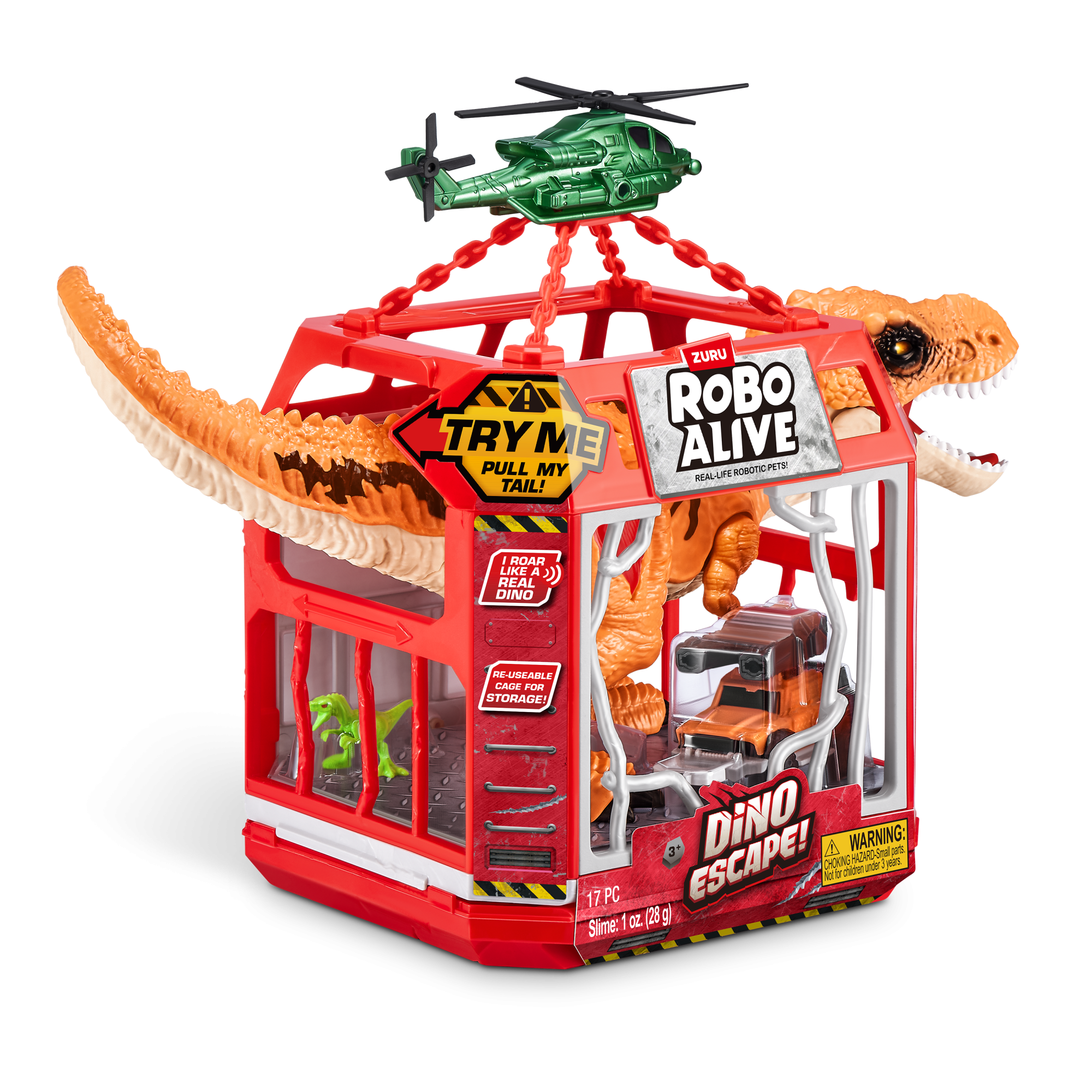 Игровой набор ZURU Robo Alive интерактивный "Дино-погоня" S1