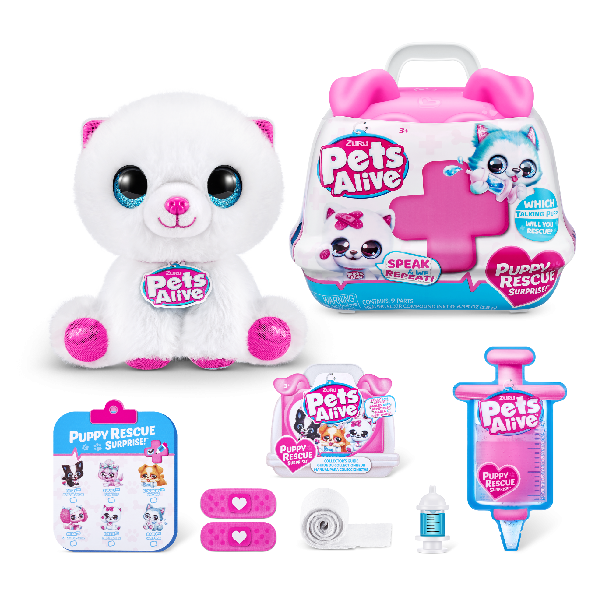 ZURU Pets Alive Питомец-повторюшка с акс., игрушка-сюрприз