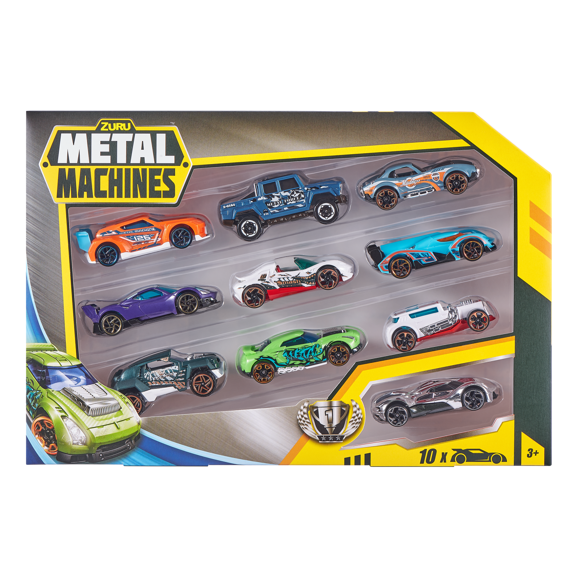 Набор машинок ZURU Metal Machines в асс., 10шт.