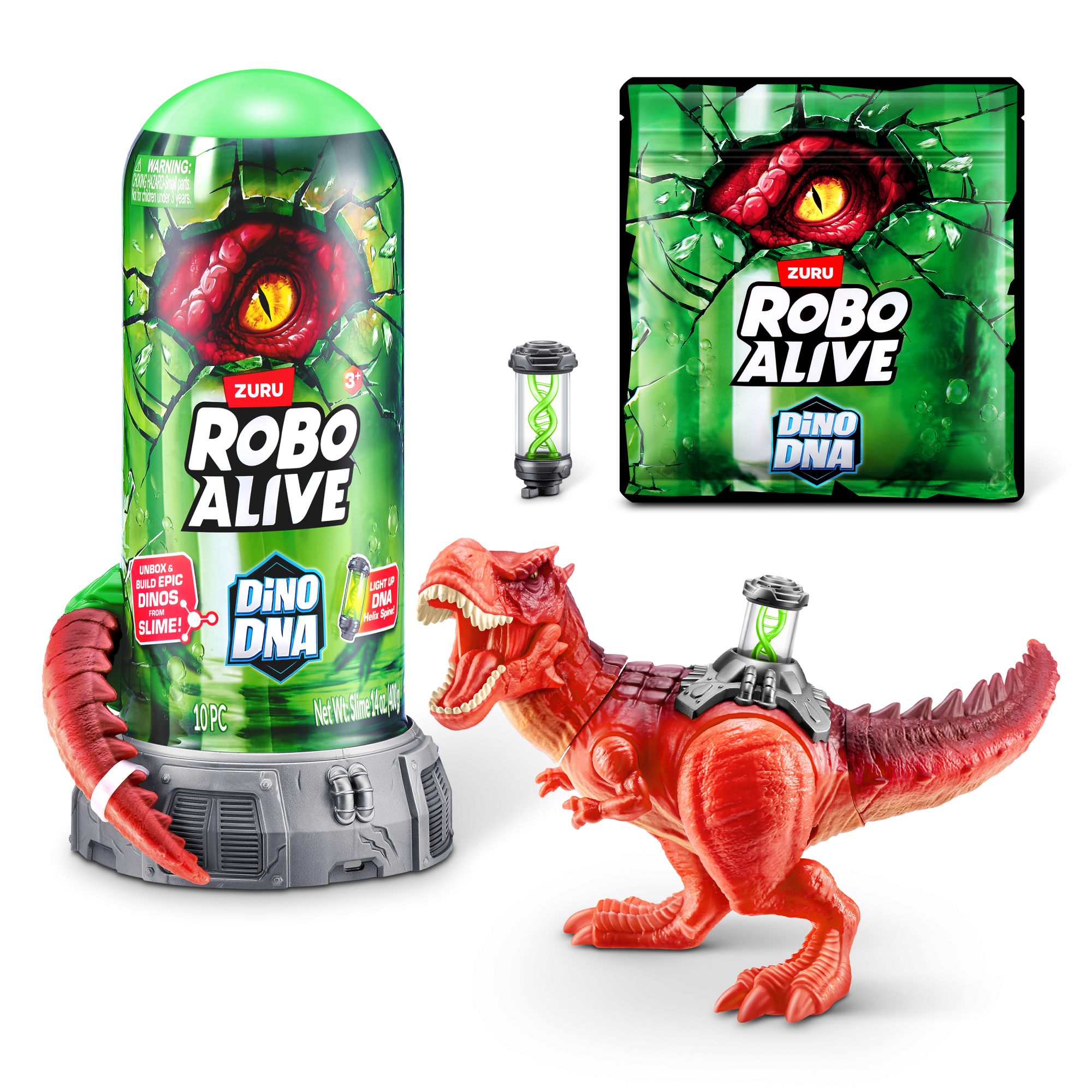 Игрушка ZURU Robo Alive интерактивная Дино-ДНК S1 в асс. Игрушка ZURU Robo Alive интерактивная Дино-ДНК S1 в асс.