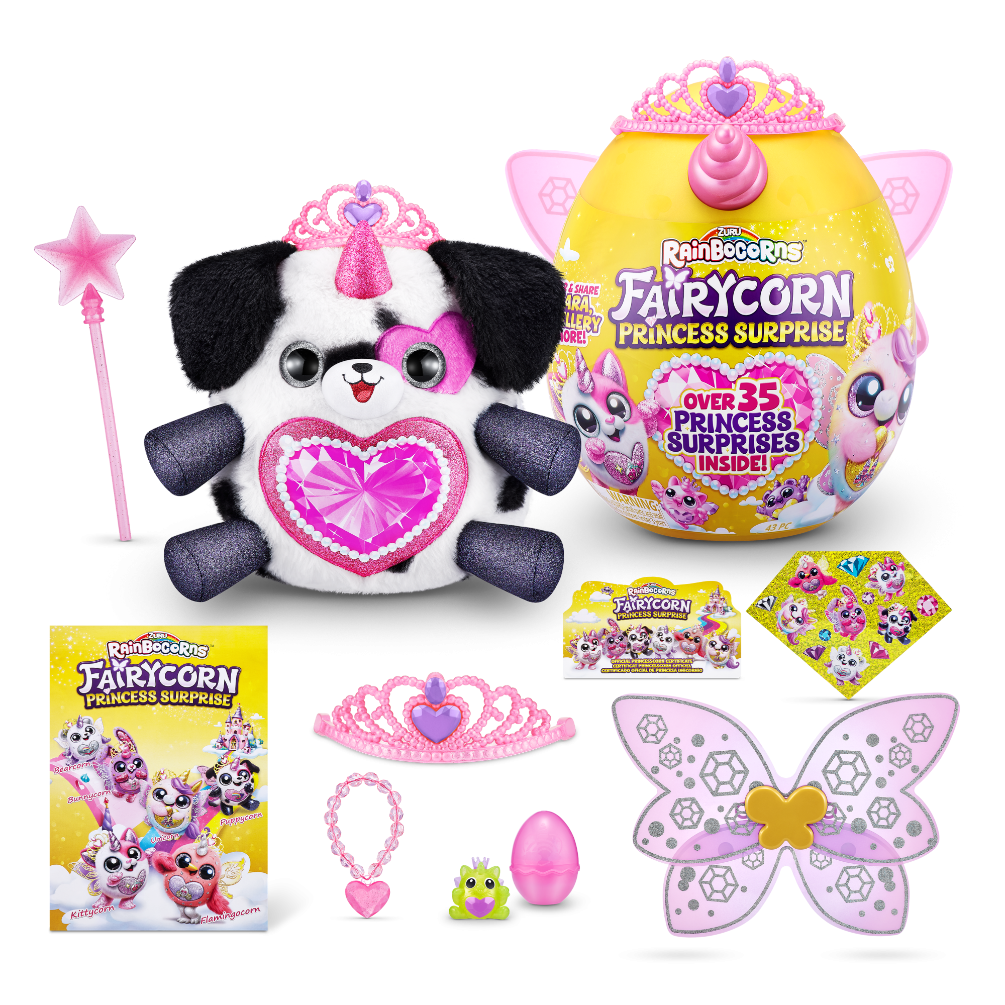 Игровой набор-сюрприз ZURU Rainbocorns Fairycorn Princess S6 с акс. в асс.