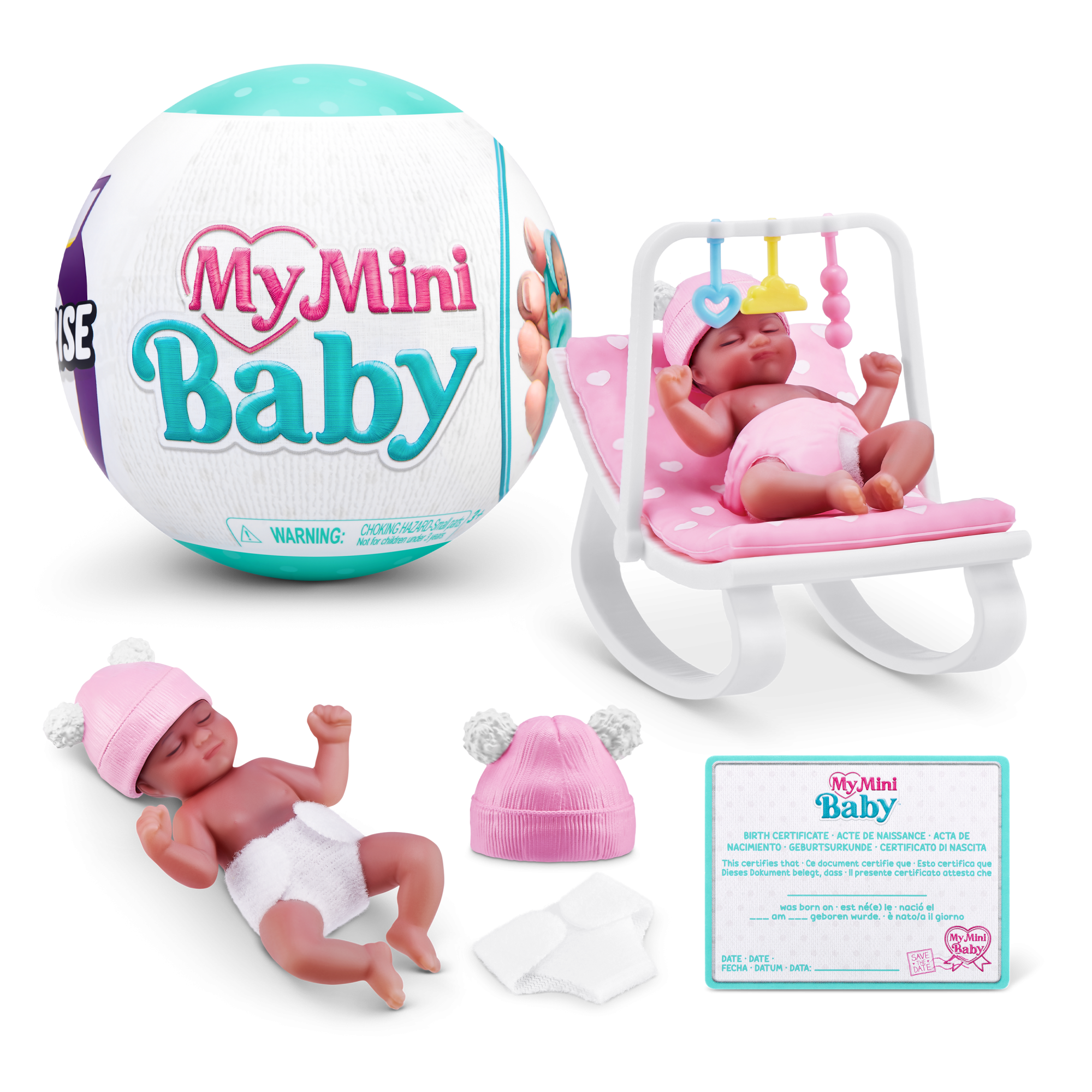 Капсула-сюрприз ZURU 5 Surprise "Мой малыш" S1 с акс. в асс., дисплей-бокс 13шт.