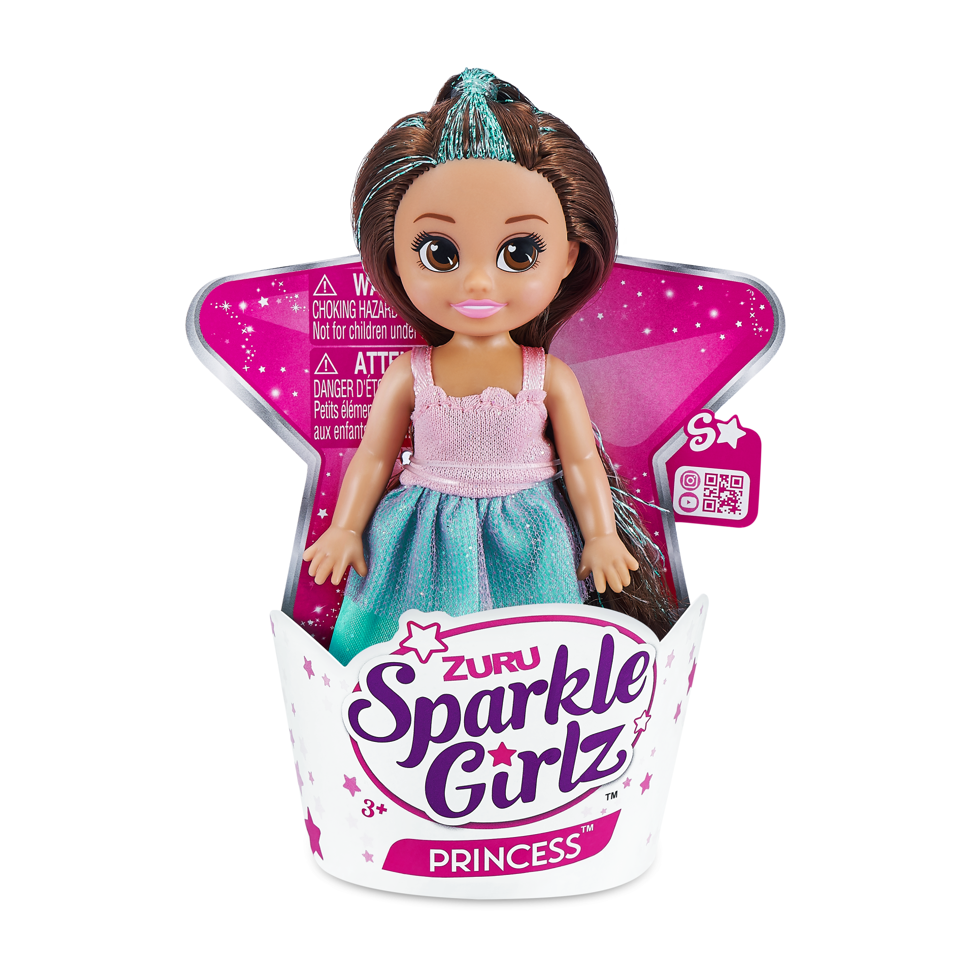 Мини-кукла ZURU Sparkle Girlz "Принцесса" в асс., дисплей-бокс 24шт.