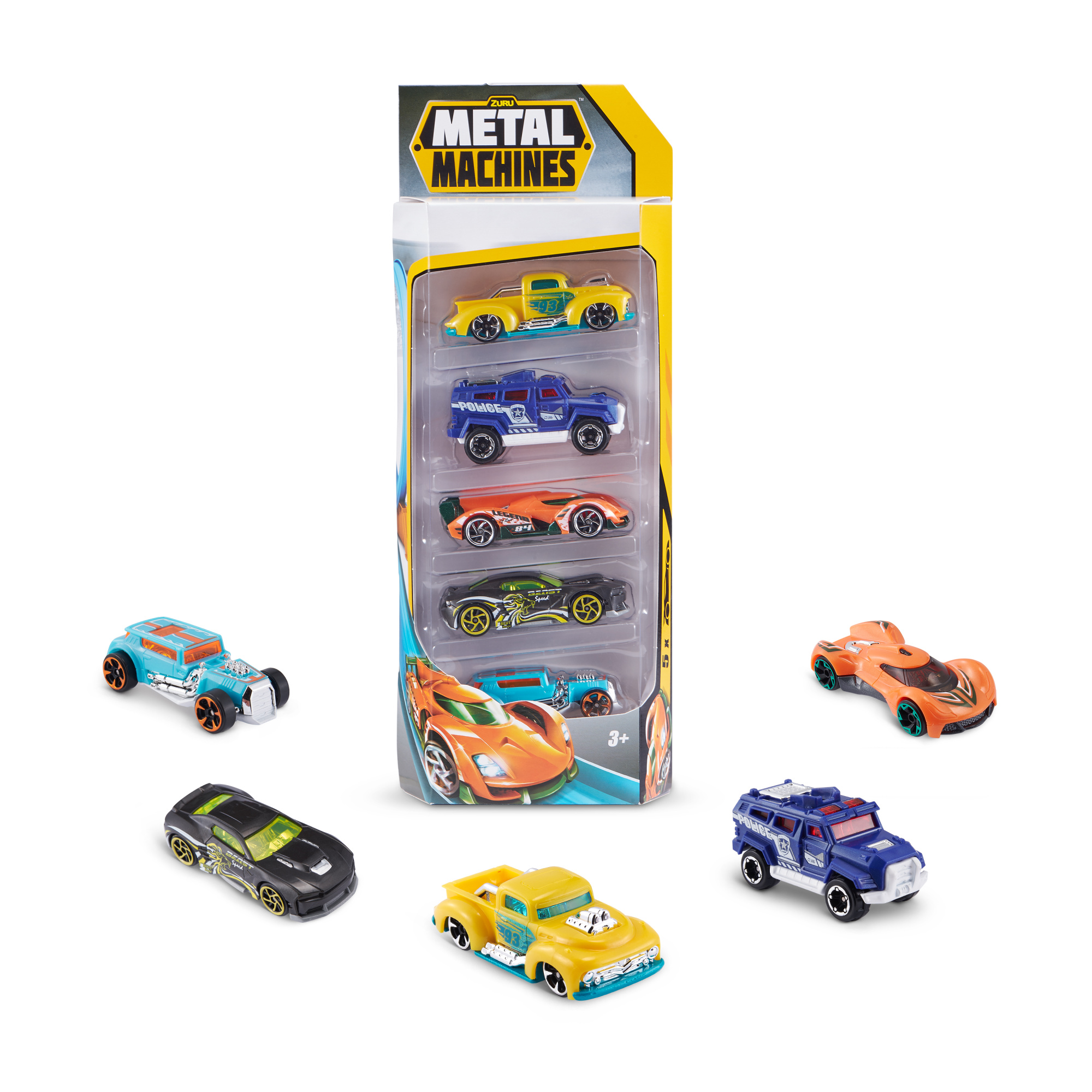 Набор машинок ZURU Metal Machines в асс., 5шт. Набор машинок ZURU Metal Machines в асс., 5шт.