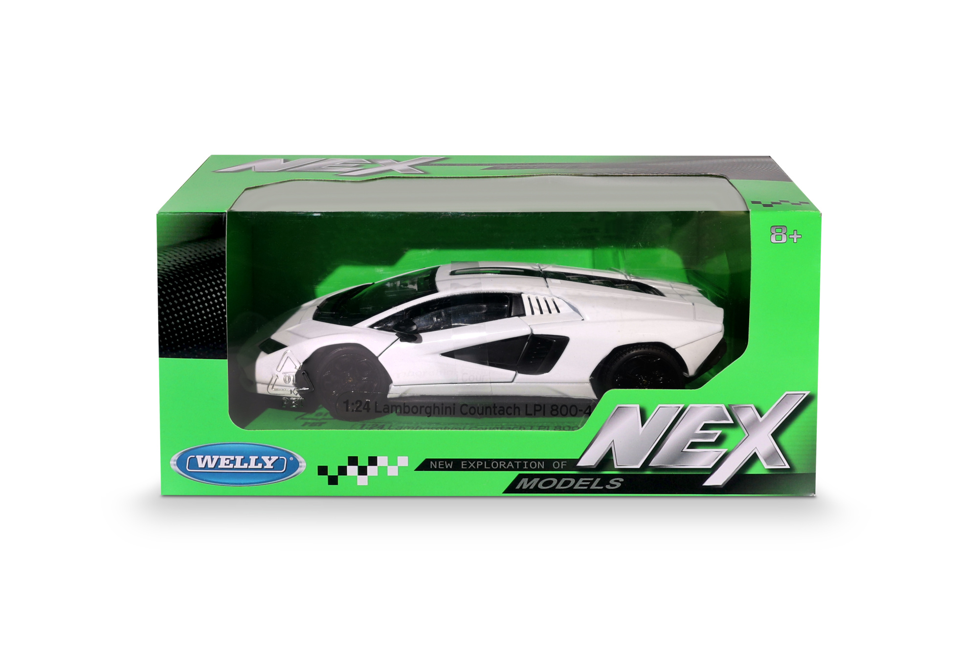 Машинка WELLY 1:24 Lamborghini Countach LPI 800-4, белый