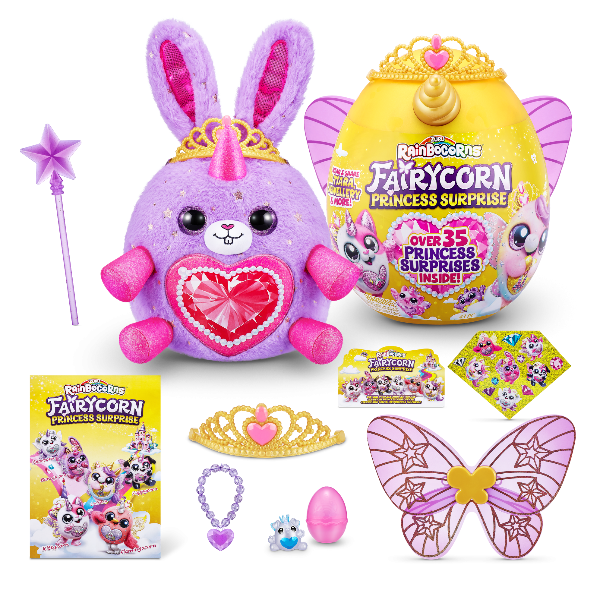 Игровой набор-сюрприз ZURU Rainbocorns Fairycorn Princess S6 с акс. в асс.