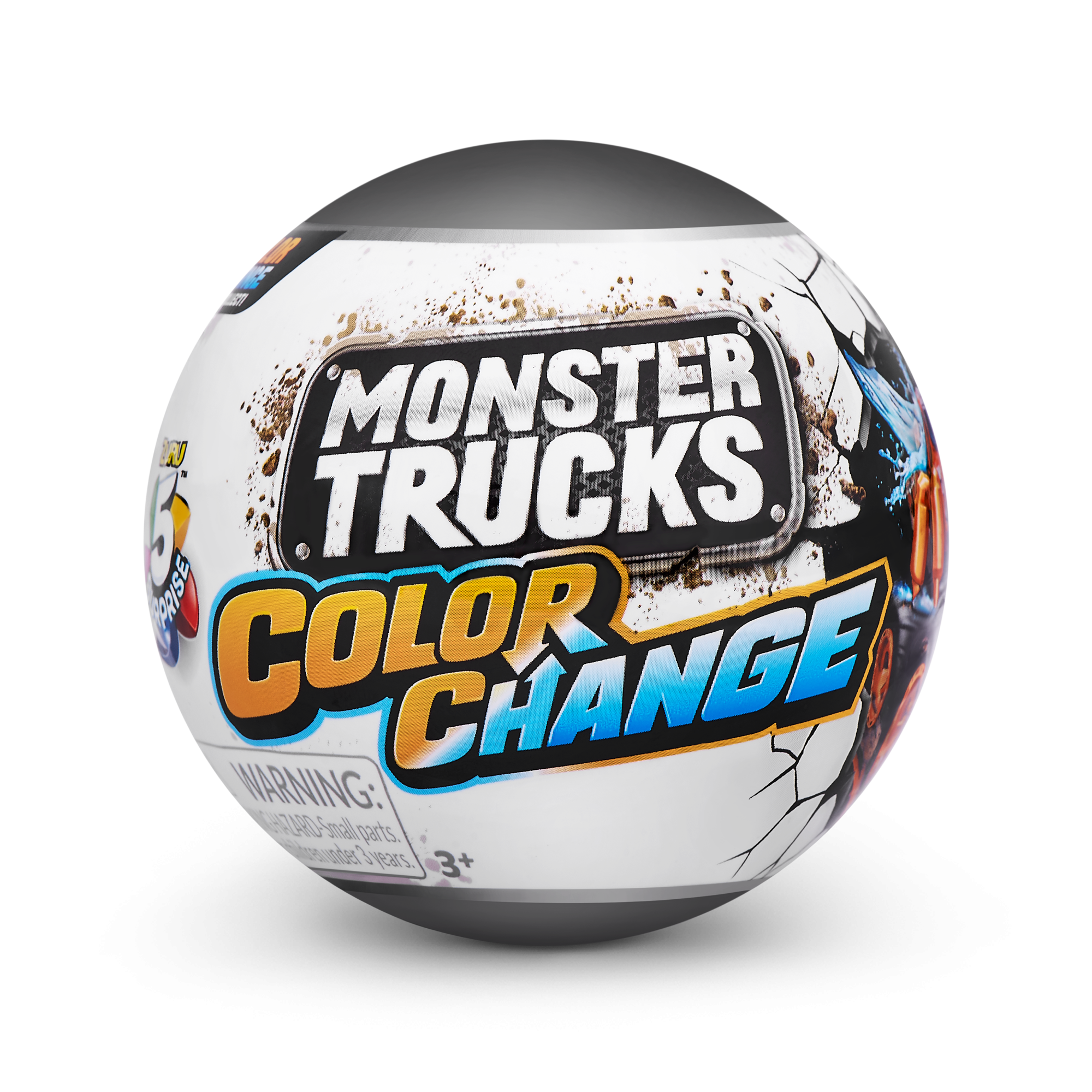 Капсула-сюрприз ZURU 5 Surprise "Монстр-траки" S5 с акс. в асс., дисплей-бокс 12шт.