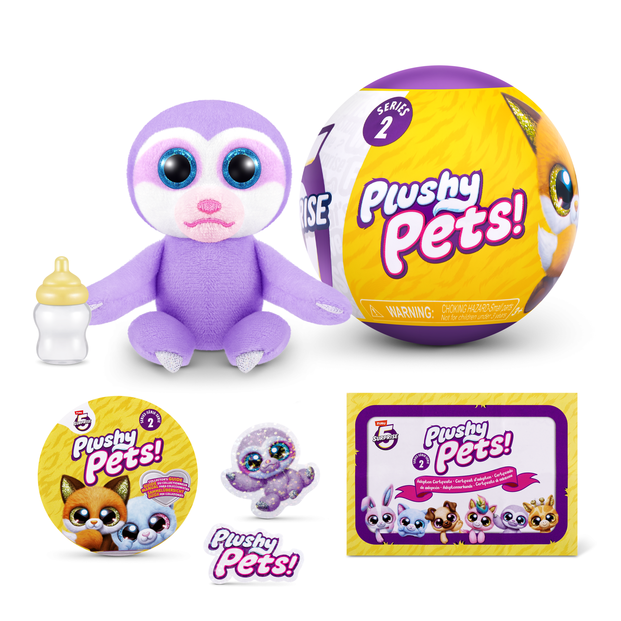 Капсула-сюрприз ZURU 5 Surprise "Плюшевые питомцы" S2 с акс. в асс., дисплей-бокс 12шт.