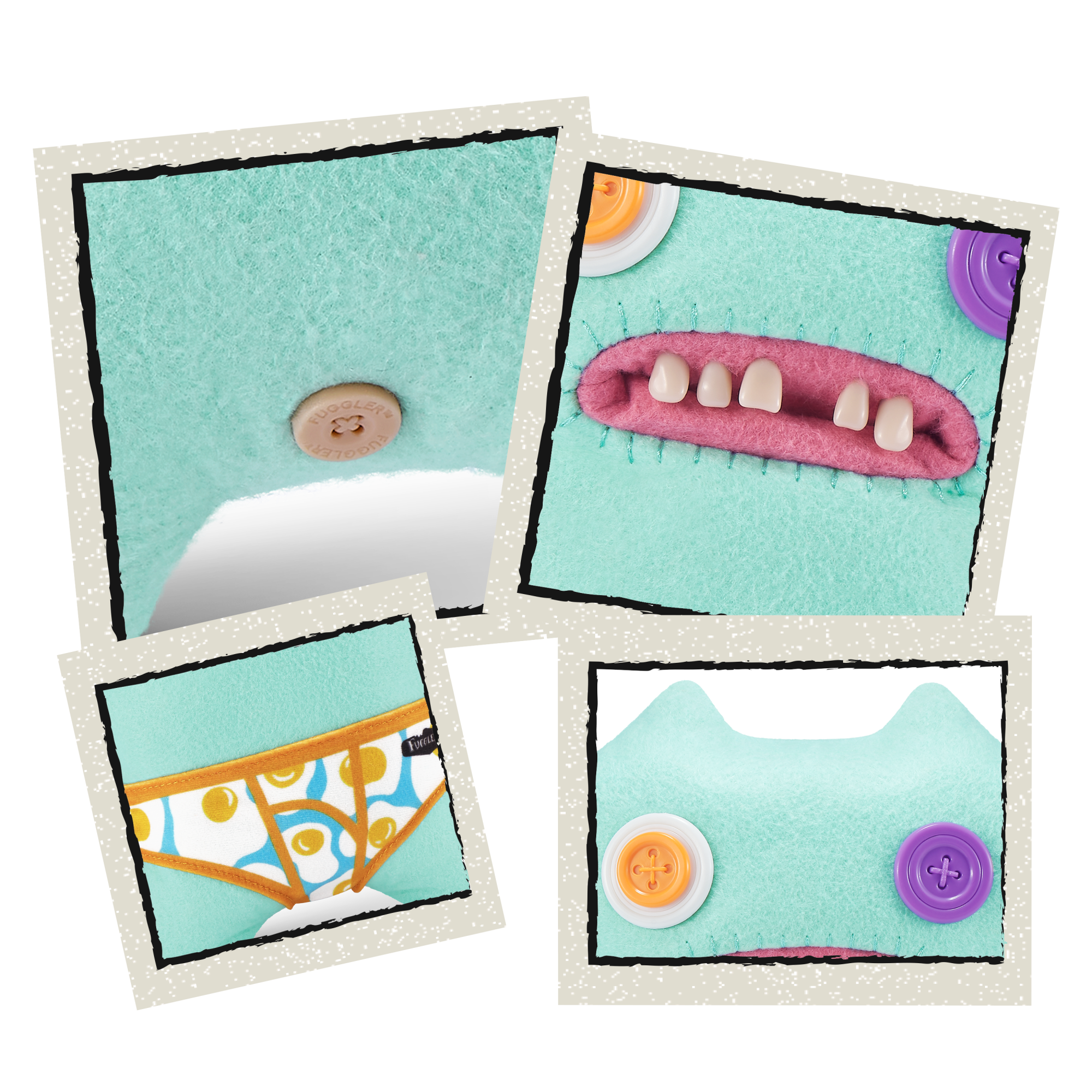 Плюшевая игрушка Zuru Fuggler MC GOO - Mint