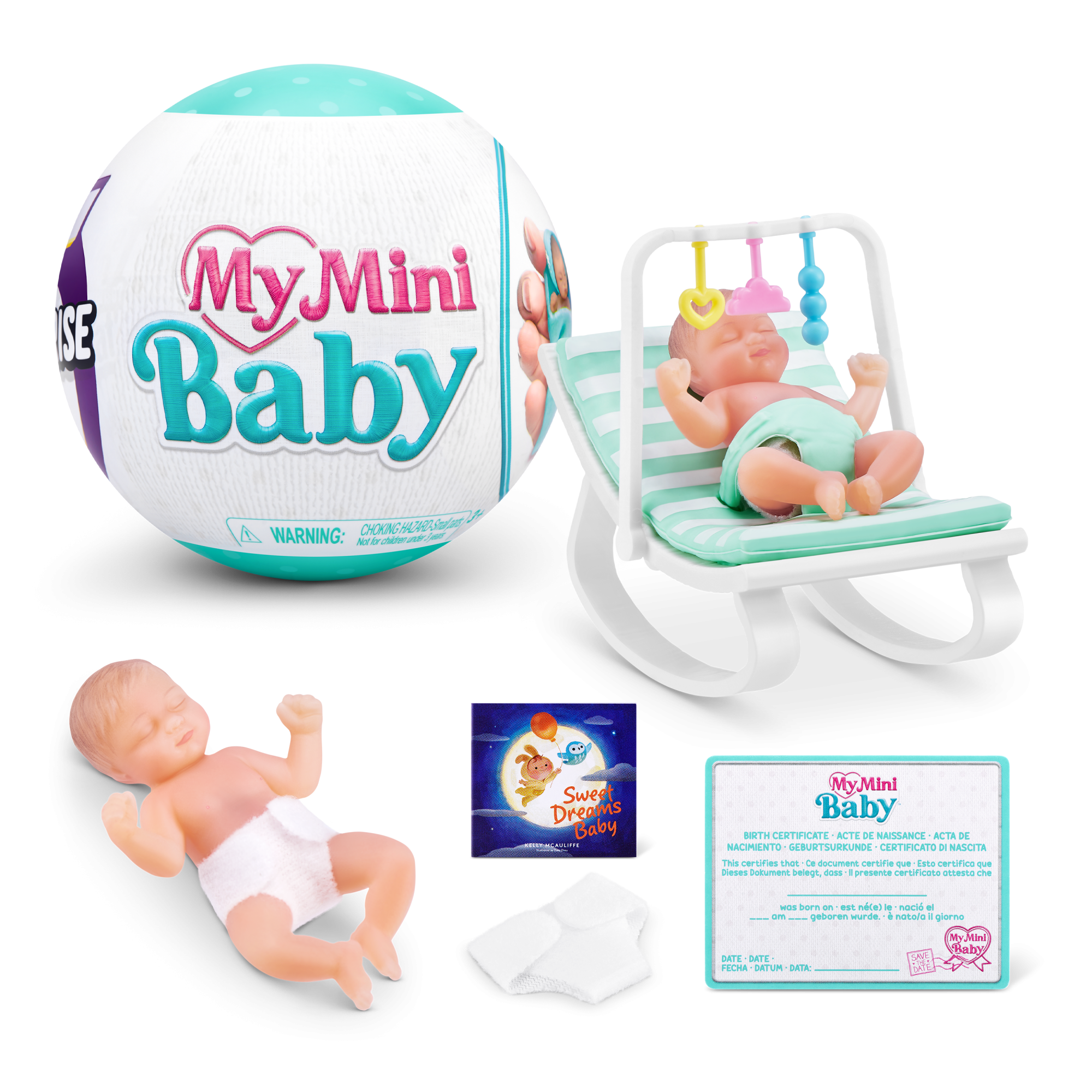 Капсула-сюрприз ZURU 5 Surprise "Мой малыш" S1 с акс. в асс., дисплей-бокс 13шт.