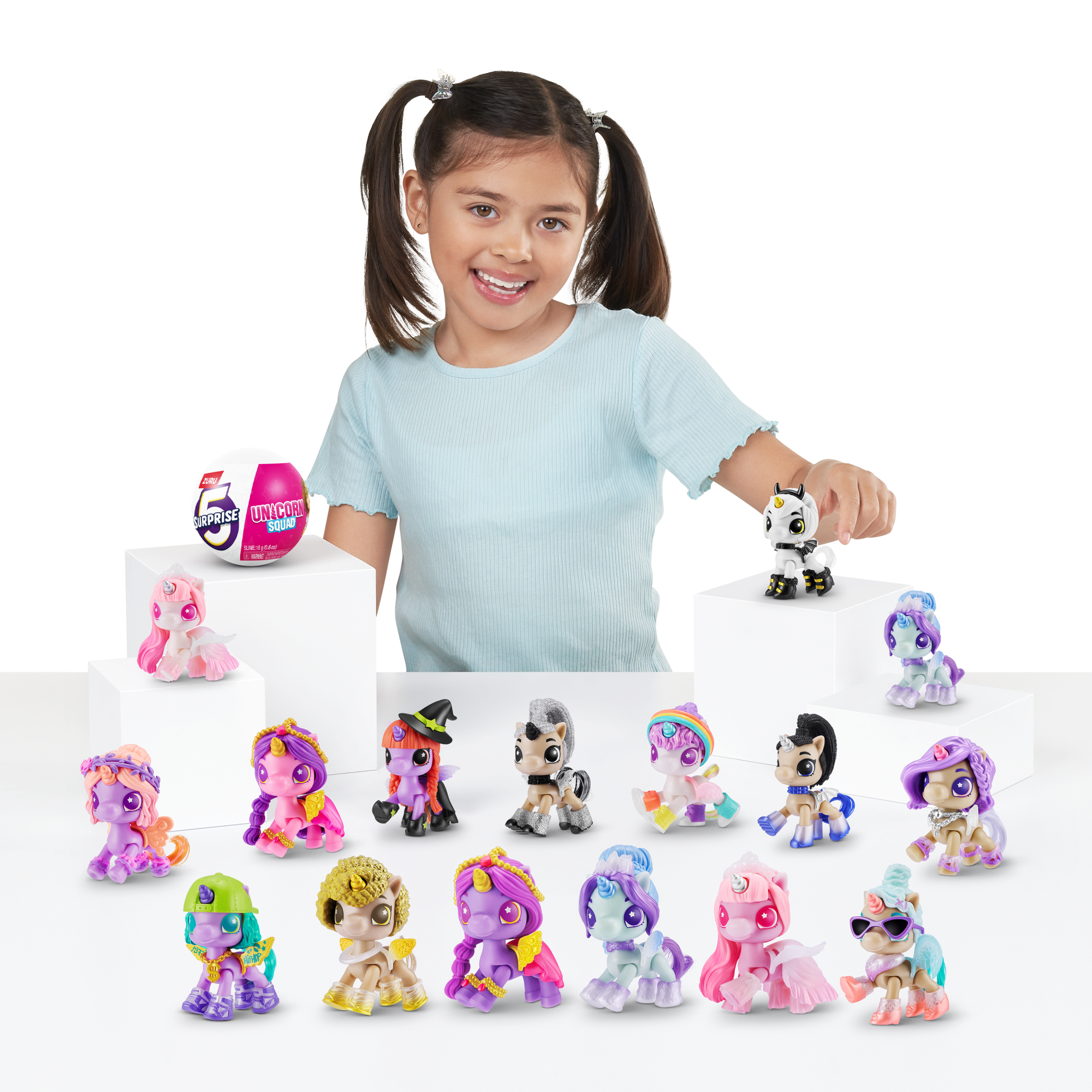 ZURU 5 Surprise "Единорожки" S7 хамелеон с акс.,игрушка-сюрприз, дисплей-бокс 13шт.