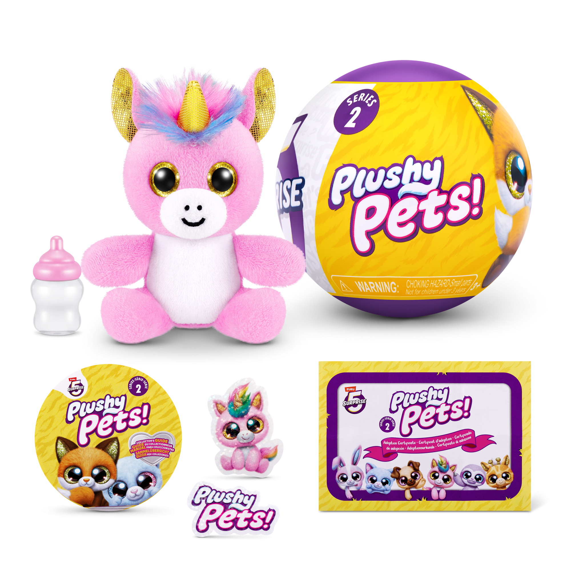 Капсула-сюрприз ZURU 5 Surprise "Плюшевые питомцы" S2 с акс. в асс., дисплей-бокс 12шт.