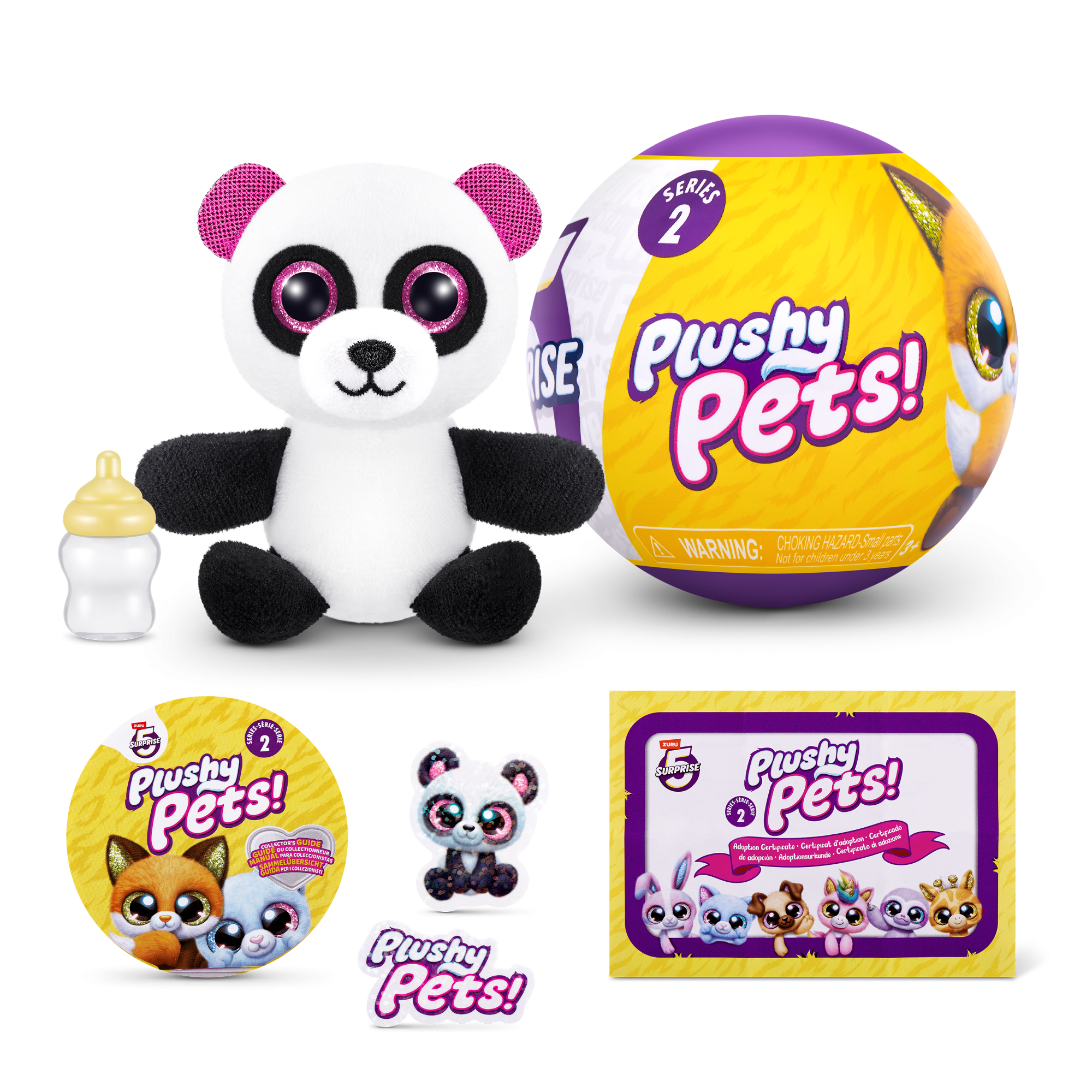 Капсула-сюрприз ZURU 5 Surprise "Плюшевые питомцы" S2 с акс. в асс., дисплей-бокс 12шт.