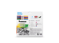 Набор фломастеров-хамелеонов «Blendy pens» (10 шт.) c раскрасками, трафаретами и аэрографо