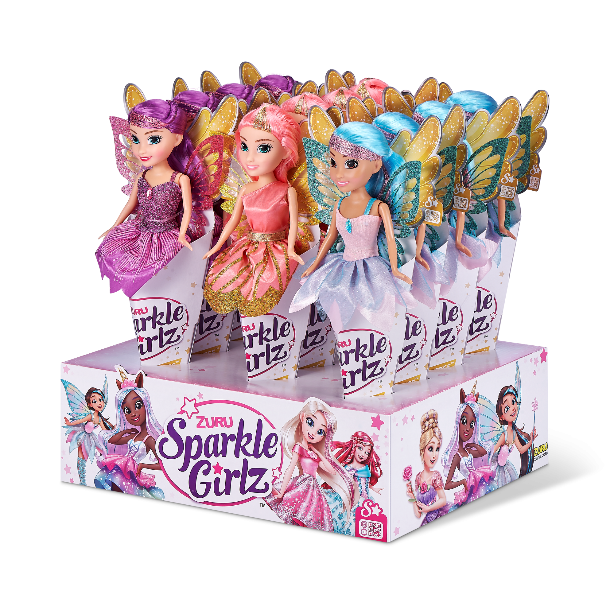 Кукла ZURU Sparkle Girlz "Фея" в асс., дисплей-бокс 12шт.