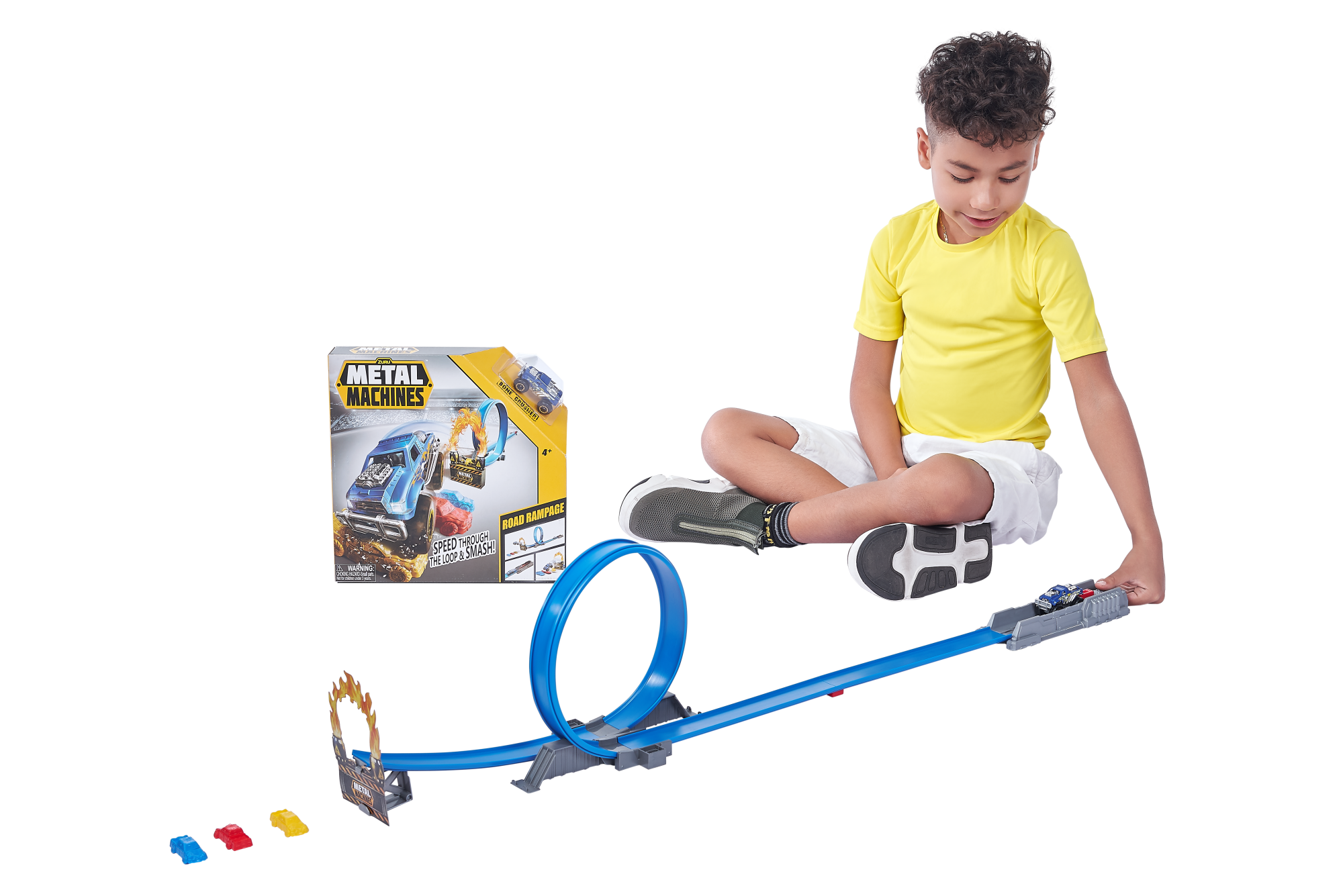 Набор ZURU Metal Machines, трек "Дорожная ярость" с машинкой