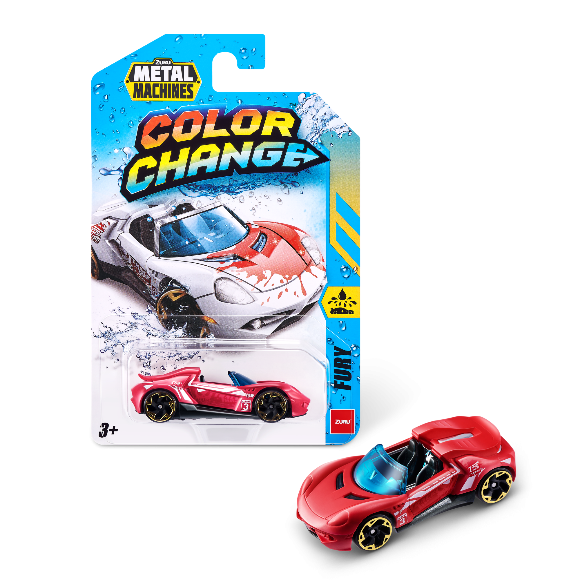 Машинка ZURU Metal Machines хамелеон S1 в асс.