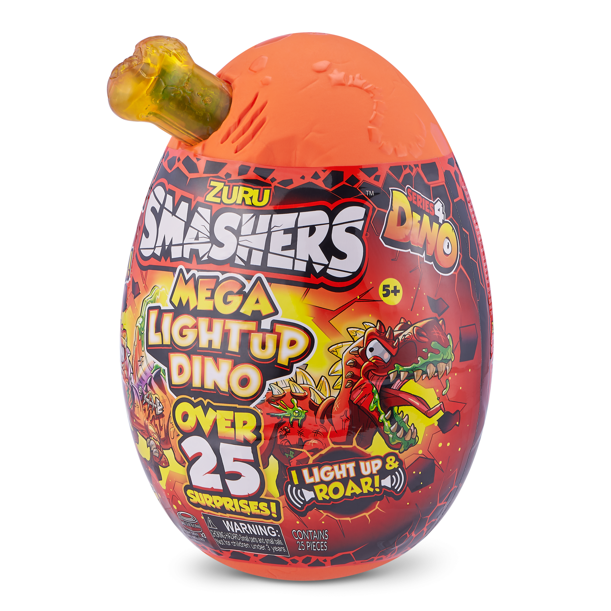 Игрушка ZURU Smashers Mini Egg Динозавр со свет. эффектами в асс. Игрушка ZURU Smashers Mini Egg Динозавр со свет. эффектами в асс.