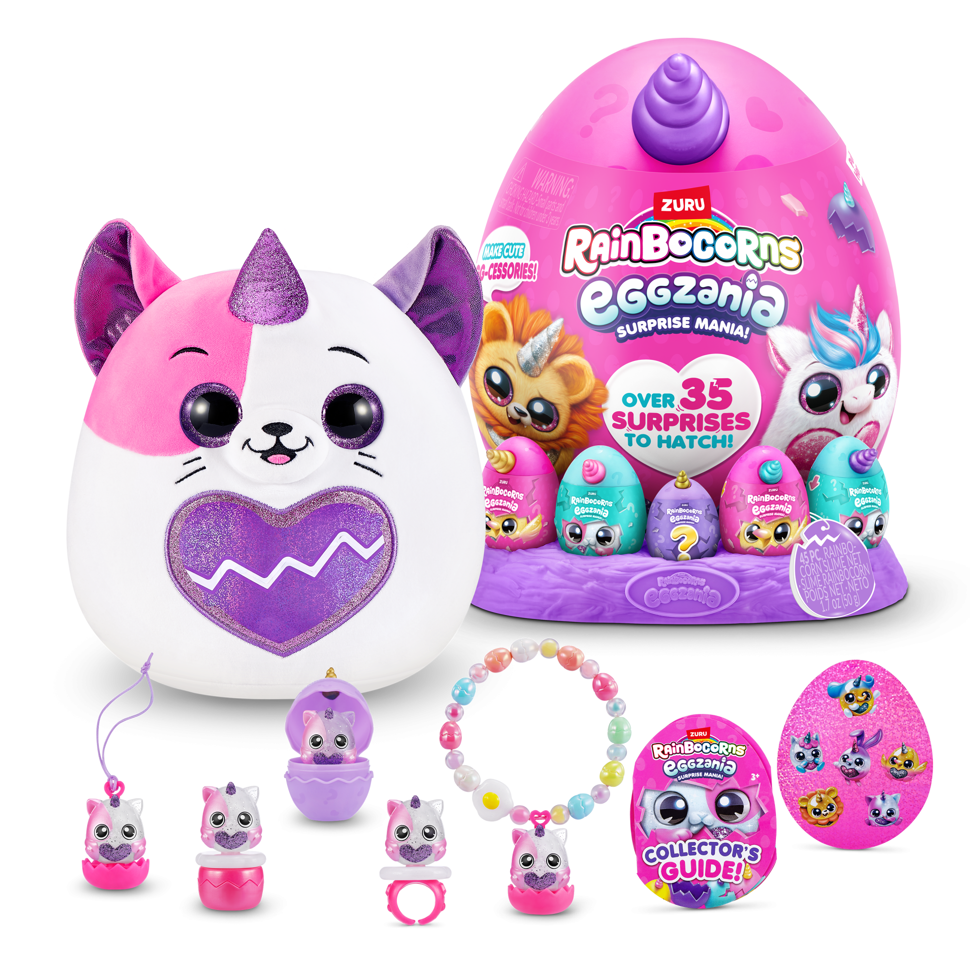 Игровой набор-сюрприз ZURU Rainbocorns Eggzania S1 с акс. в асс.