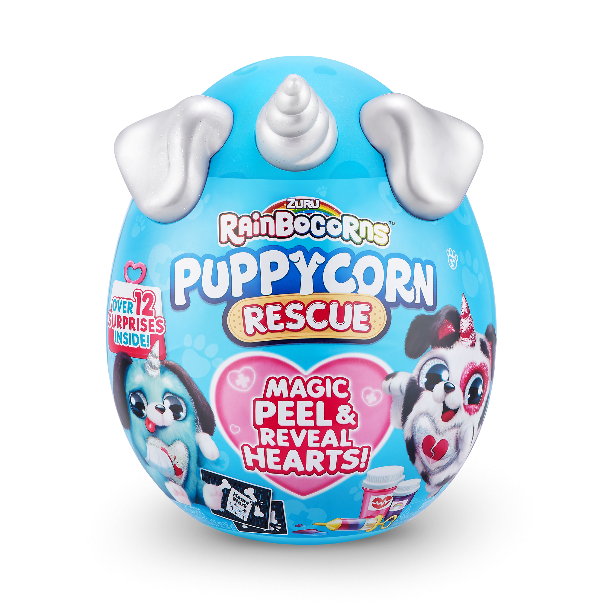 ZURU Rainbocorns Sequin Puppycorn Rescue S5 с акс., игрушка-сюрприз
