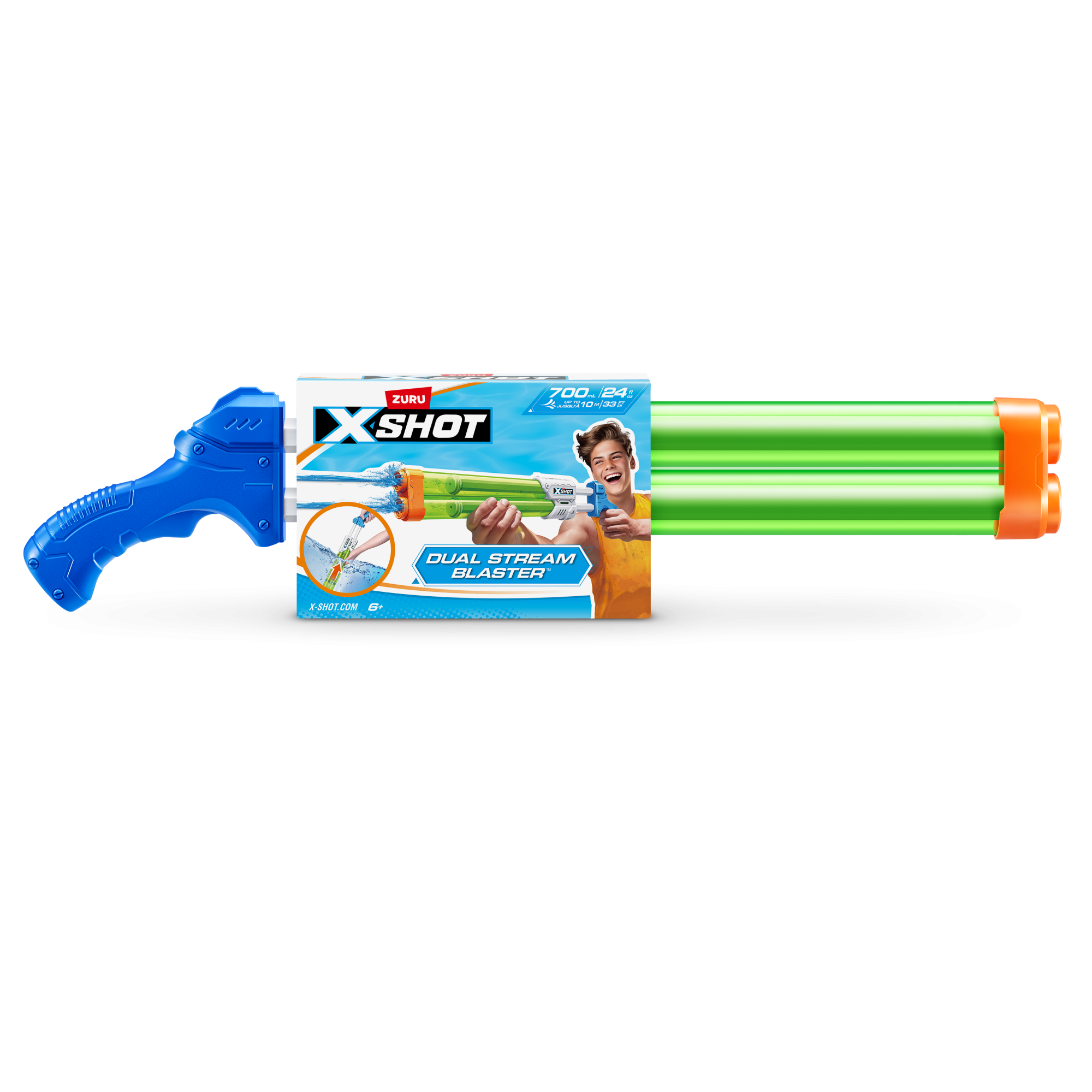 Бластер водный ZURU X-Shot Water WATER WARFARE Дуал Стрим большой