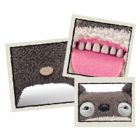 Плюшевая игрушка Zuru Fuggler Scarescome Square Bear