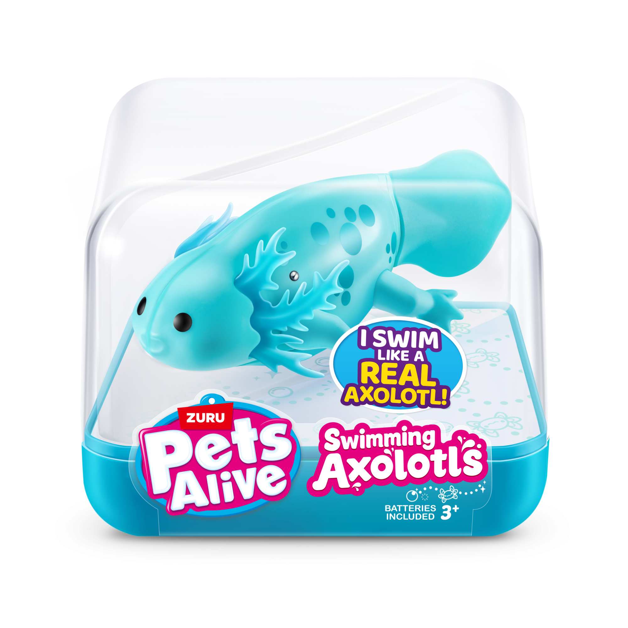 Игрушка ZURU ROBO ALIVE Swimming Axolotls плавающий Аксолотль, в асс.