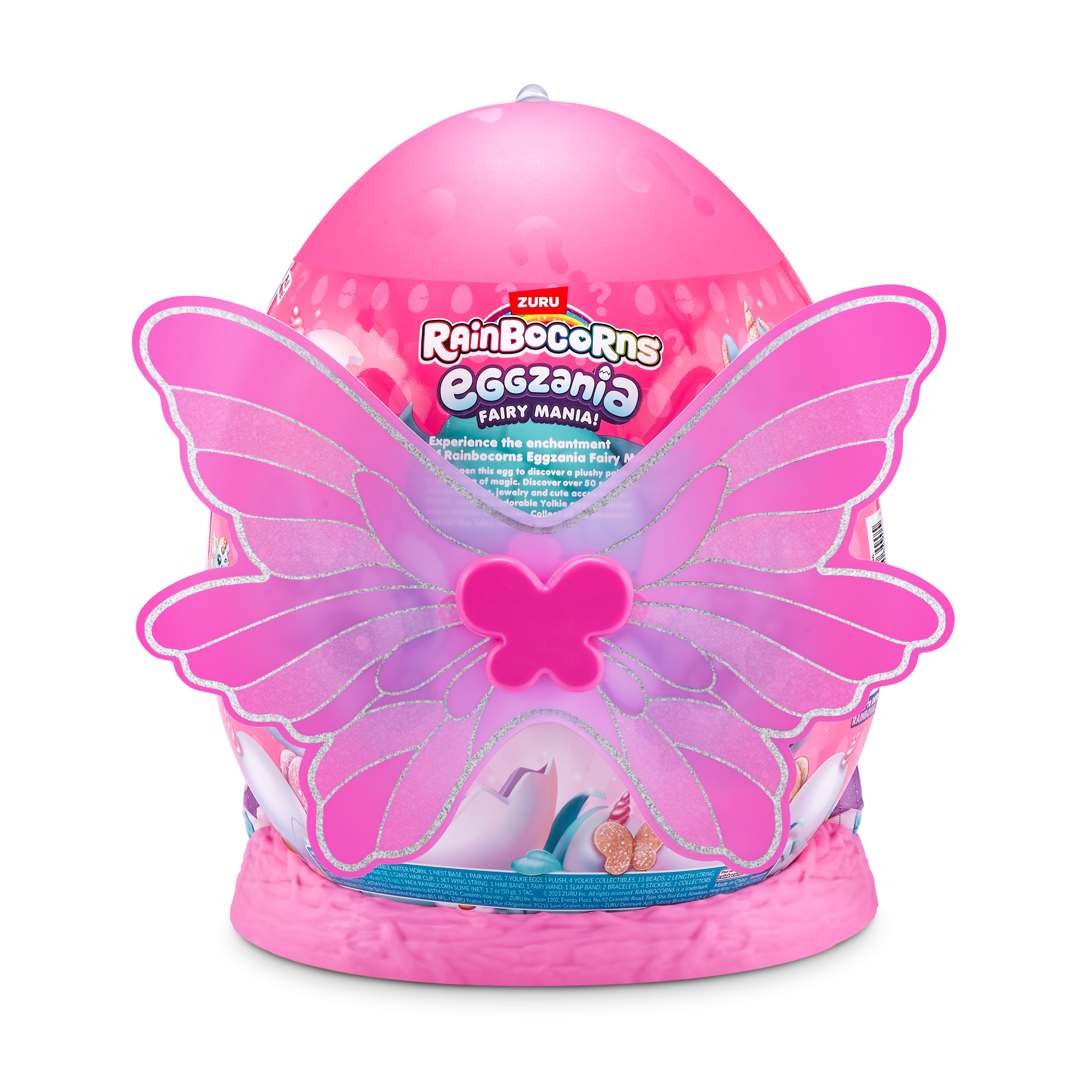 Игровой набор-сюрприз ZURU Rainbocorns Eggzania Fairy Mania S1 с акс. в асс., большой