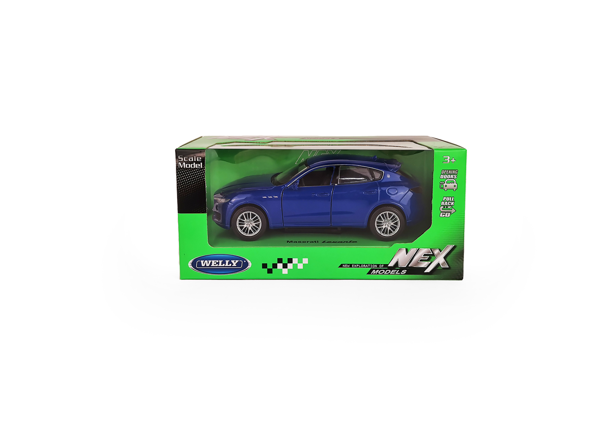 Машинка WELLY 1:32 Maserati Levante, пруж. мех., цв. в асс. Машинка WELLY 1:32 Maserati Levante, пруж. мех., цв. в асс.