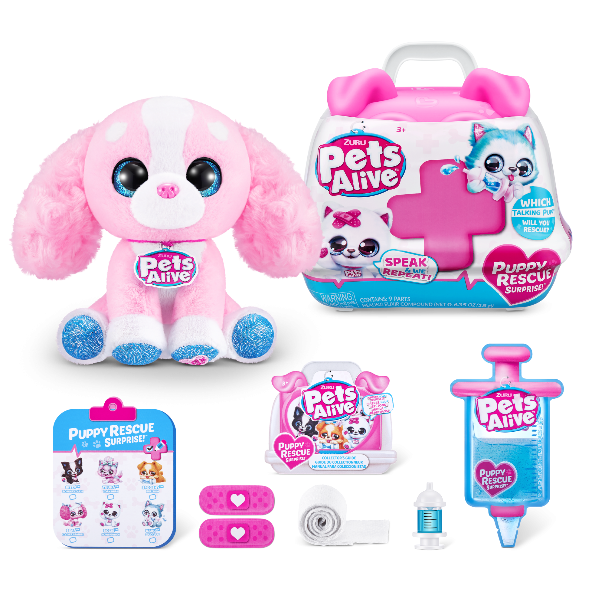 ZURU Pets Alive Питомец-повторюшка с акс., игрушка-сюрприз