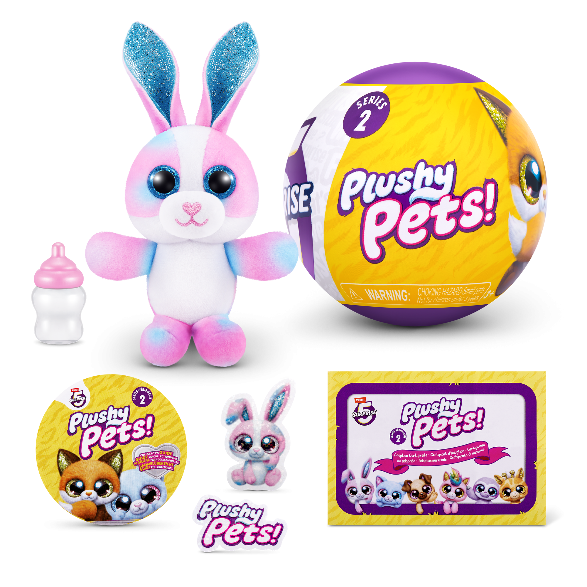 Капсула-сюрприз ZURU 5 Surprise "Плюшевые питомцы" S2 с акс. в асс., дисплей-бокс 12шт.