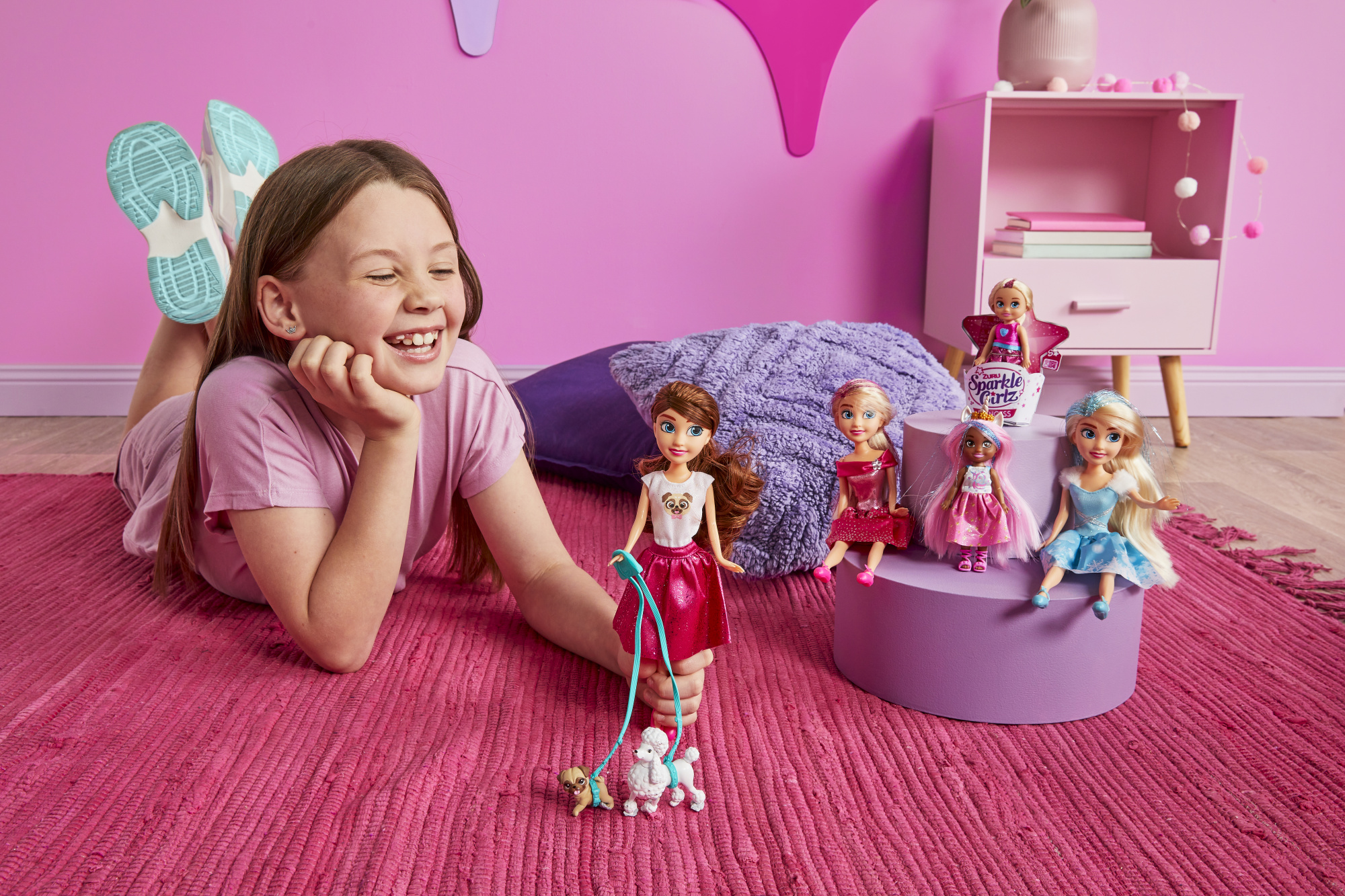 Игровой набор ZURU Sparkle Girlz "Прогулка с питомцами"