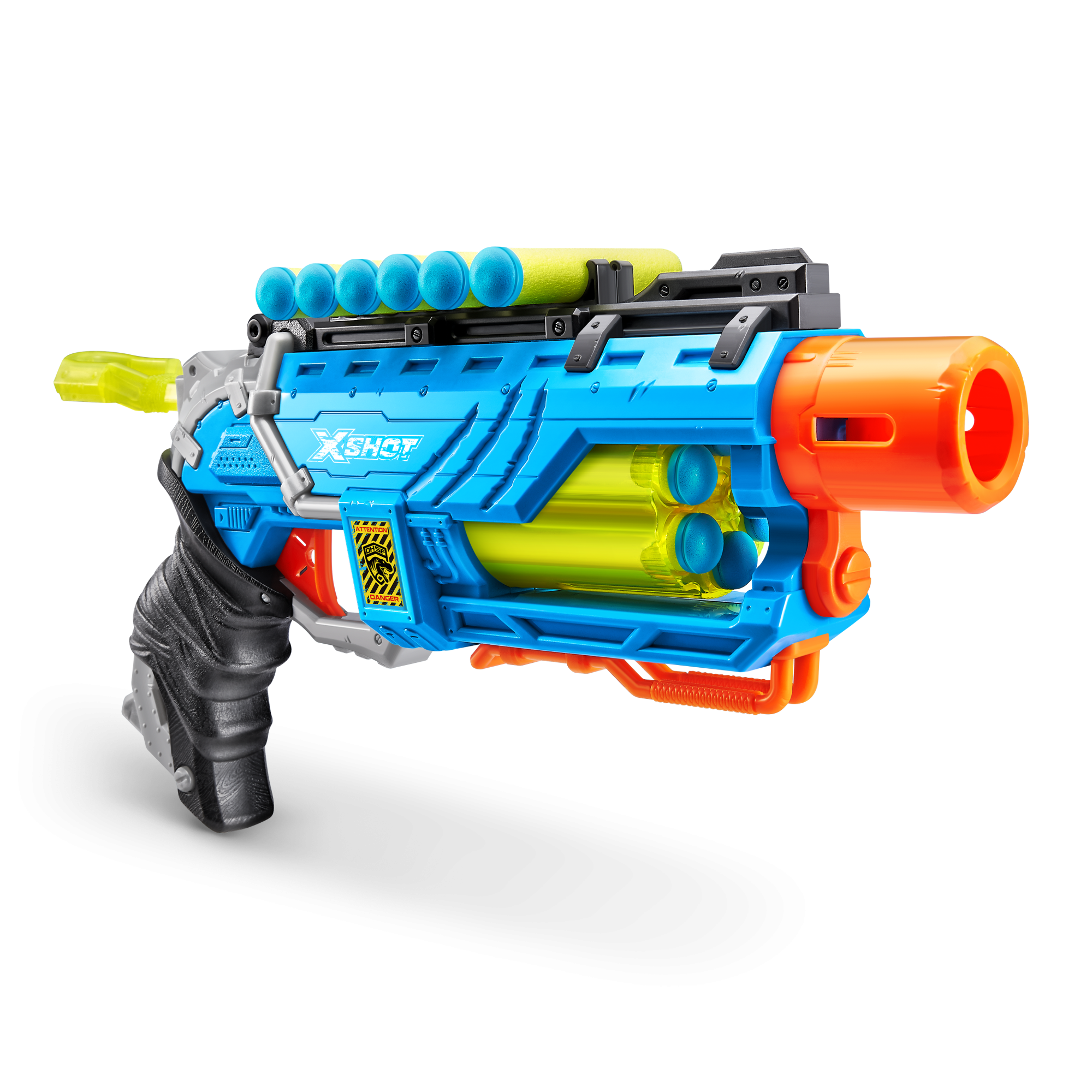 Игровой набор ZURU X-Shot DINO ATTACK Дино Страйкер (бластер, 4 мишени, 16 снарядов)