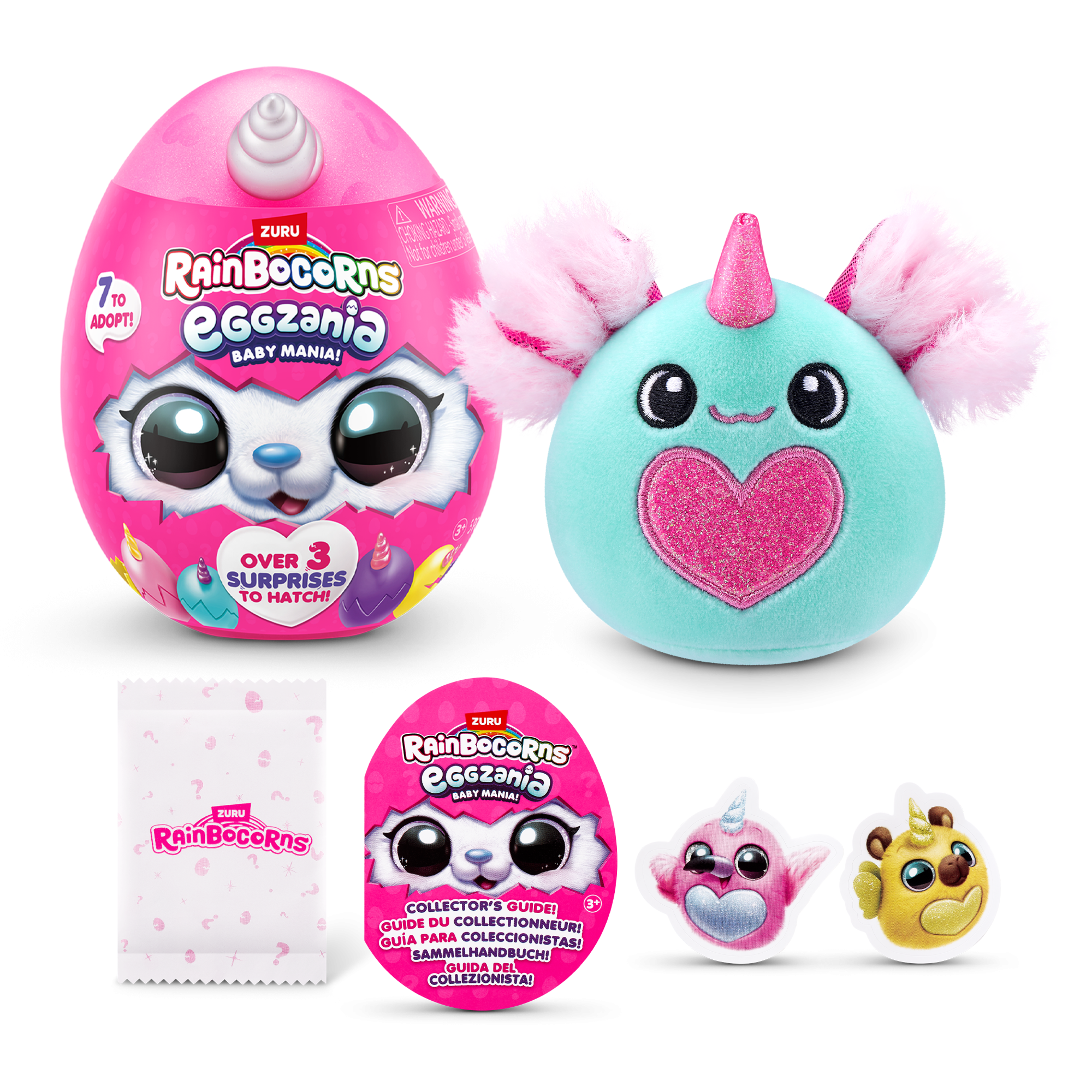 Игровой набор-сюрприз ZURU Rainbocorns Eggzania Baby Mania S1 с акс. в асс.