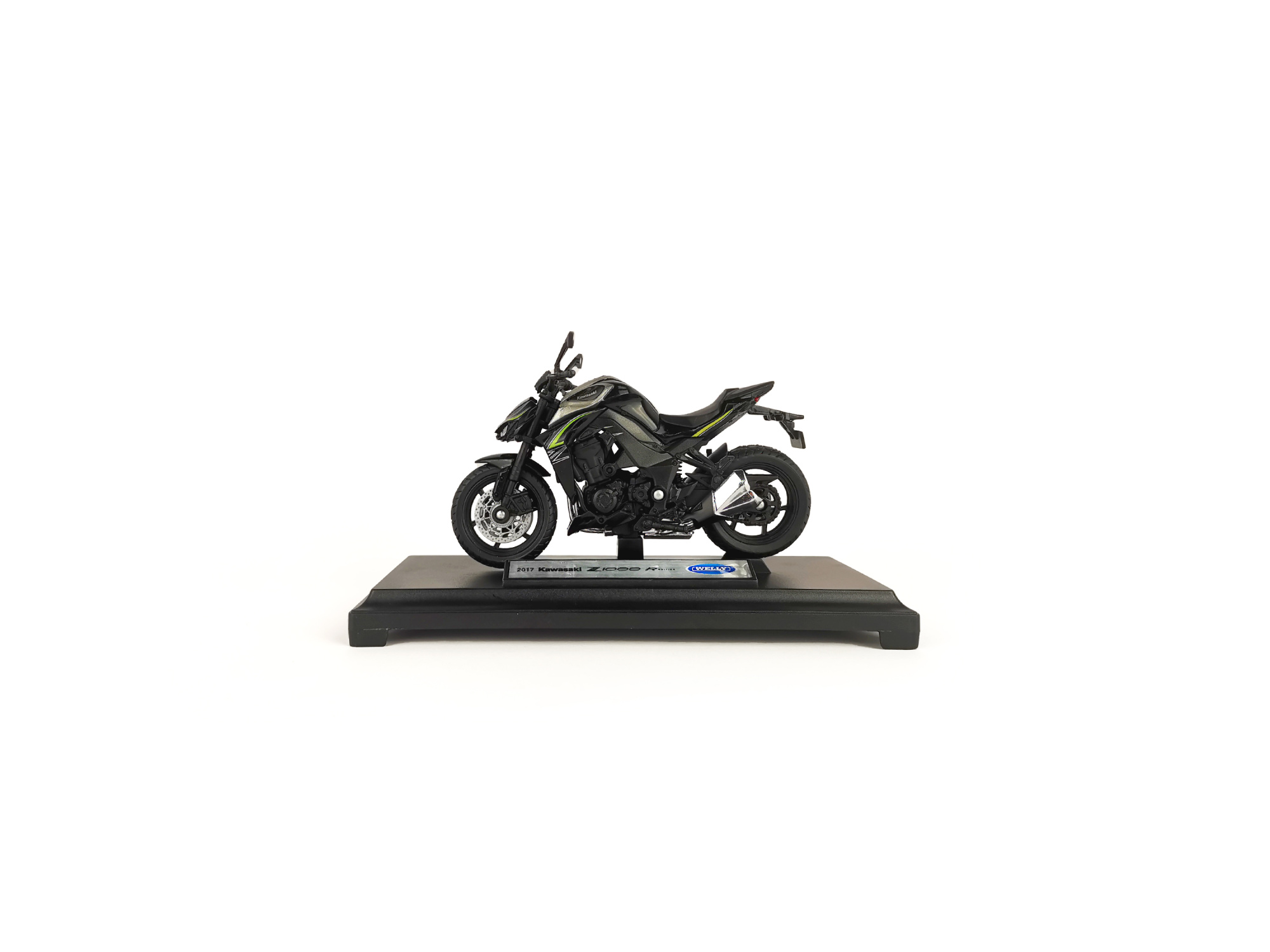 Мотоцикл WELLY 1:18 Kawasaki Z1000 R 2017, черный