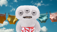 Плюшевая игрушка Zuru Fuggler ANNOYED ALIEN - Grey