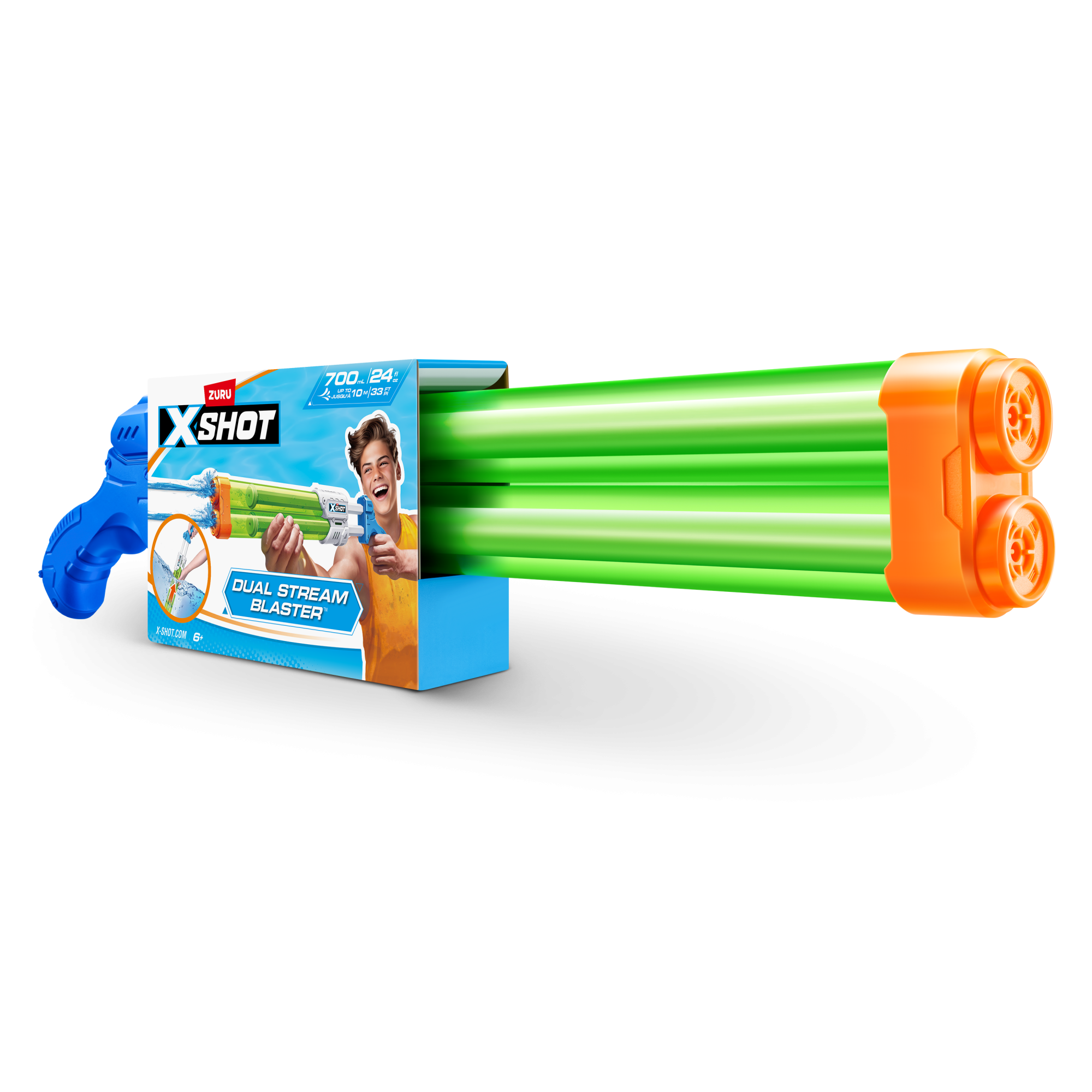 Бластер водный ZURU X-Shot Water WATER WARFARE Дуал Стрим большой