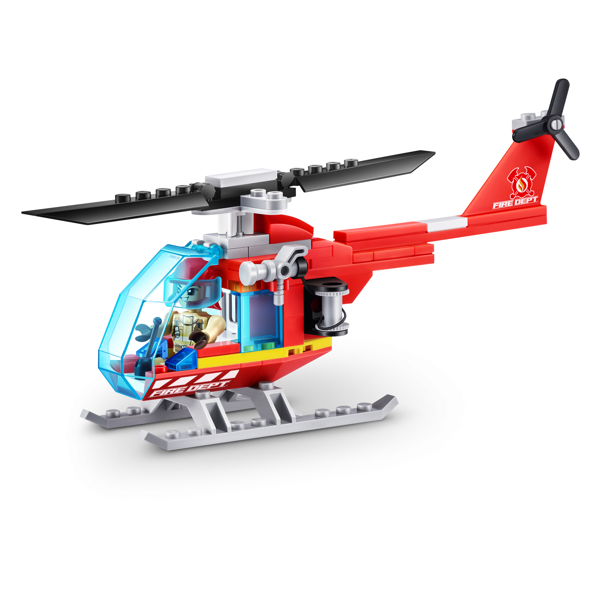 Конструктор ZURU MAX "Городские приключения" Пожарная часть S1, 265 дет.