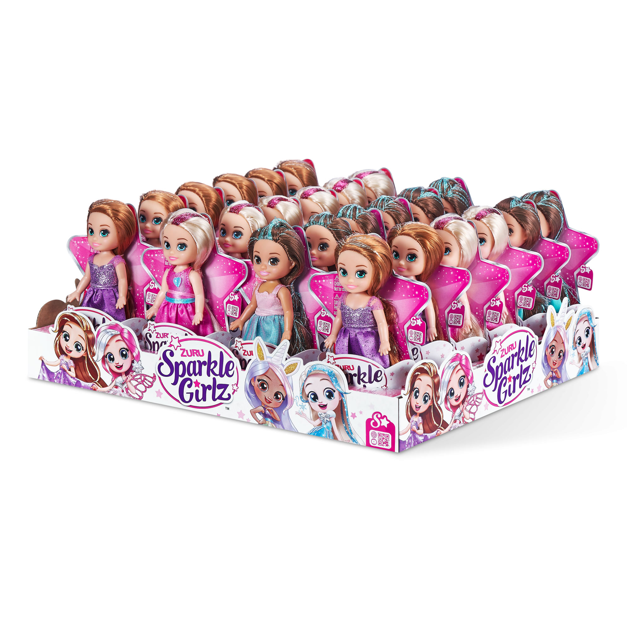 Мини-кукла ZURU Sparkle Girlz "Принцесса" в асс., дисплей-бокс 24шт.