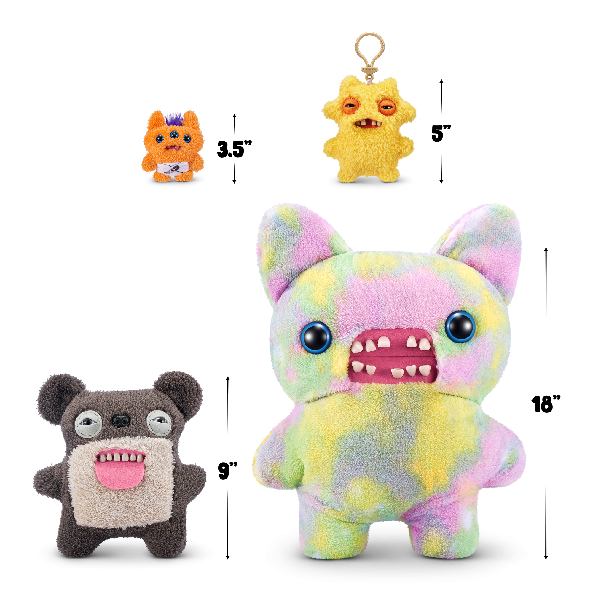 Плюшевая игрушка Zuru Fuggler Scarescome Square Bear