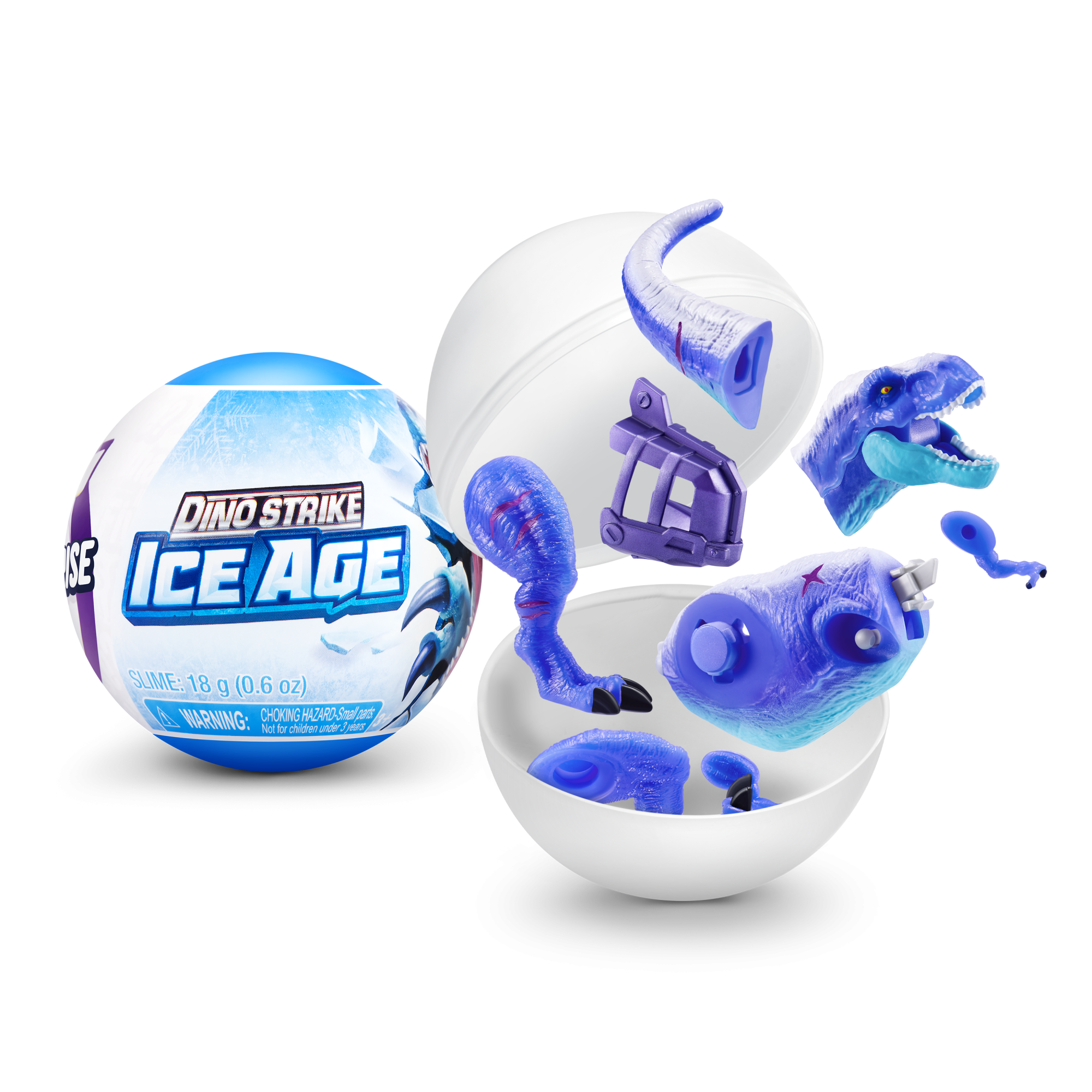 Капсула-сюрприз ZURU 5 Surprise "Дино-битвы" S6 с акс. в асс., дисплей-бокс 12шт.