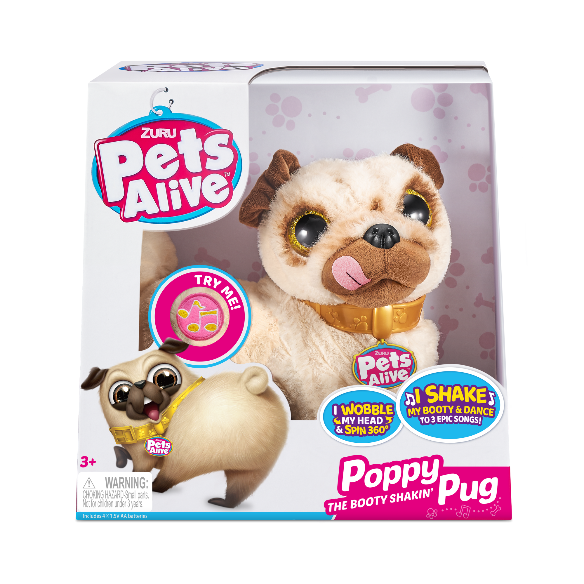 Игрушка ZURU Pets Alive Танцующий Мопс