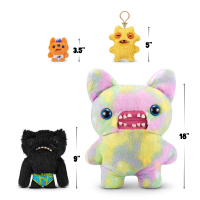 Плюшевая игрушка Zuru Fuggler WIDE EYED WEIRDO - Black