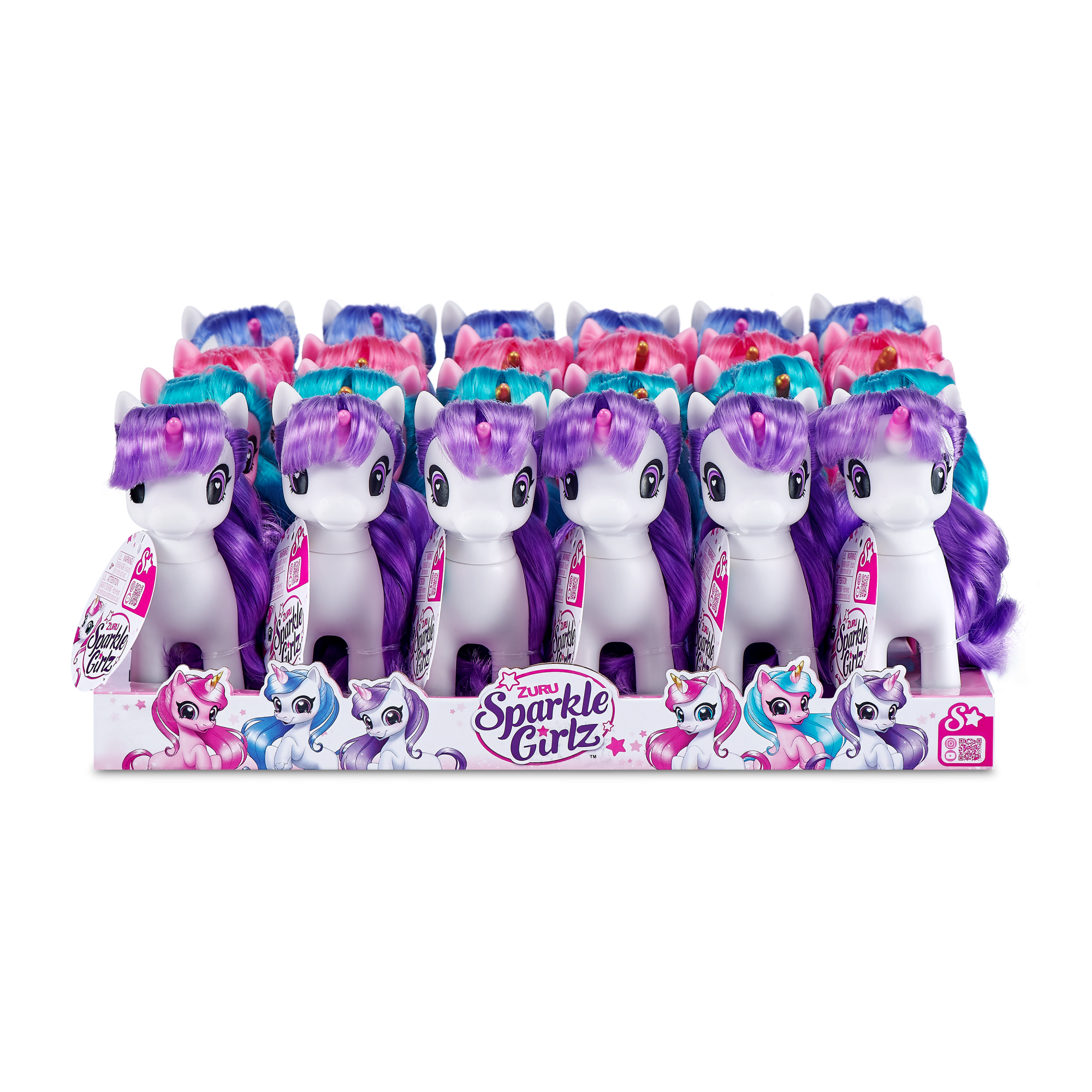 Игрушка ZURU Sparkle Girlz "Очаровательный единорожек" малый в асс., дисплей-бокс 24шт.