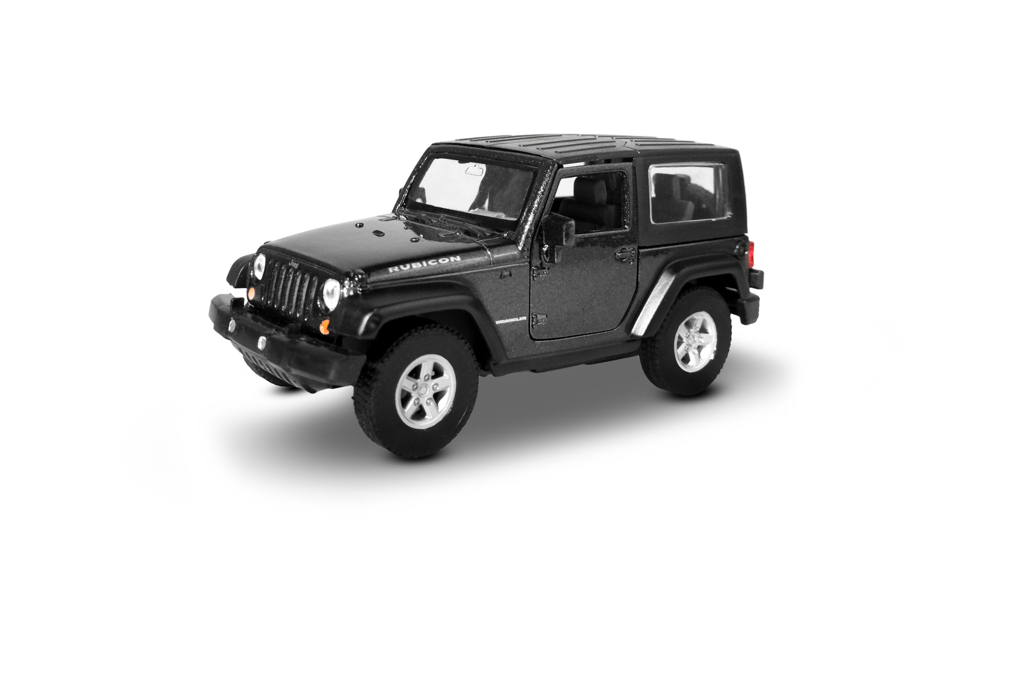 Машинка WELLY 1:38 Jeep Wrangler Rubicon 2007, пруж. мех., цвет в асс.