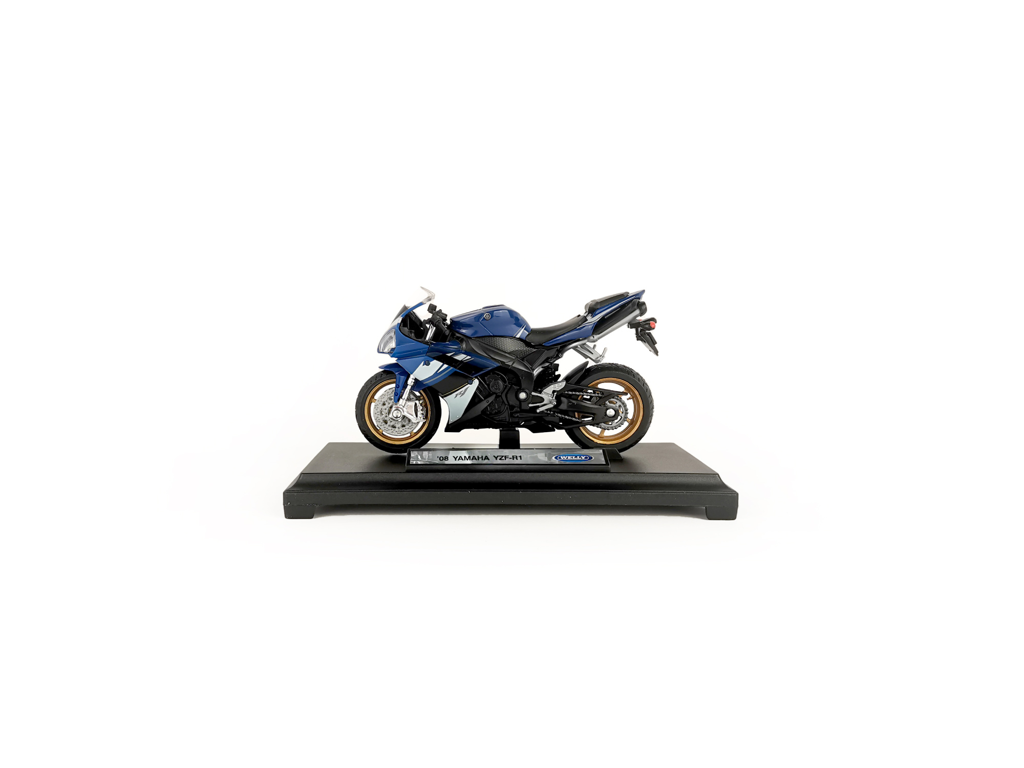 Мотоцикл WELLY 1:18 YAMAHA YZF-R1 2008, синий Мотоцикл WELLY 1:18 YAMAHA YZF-R1 2008, синий