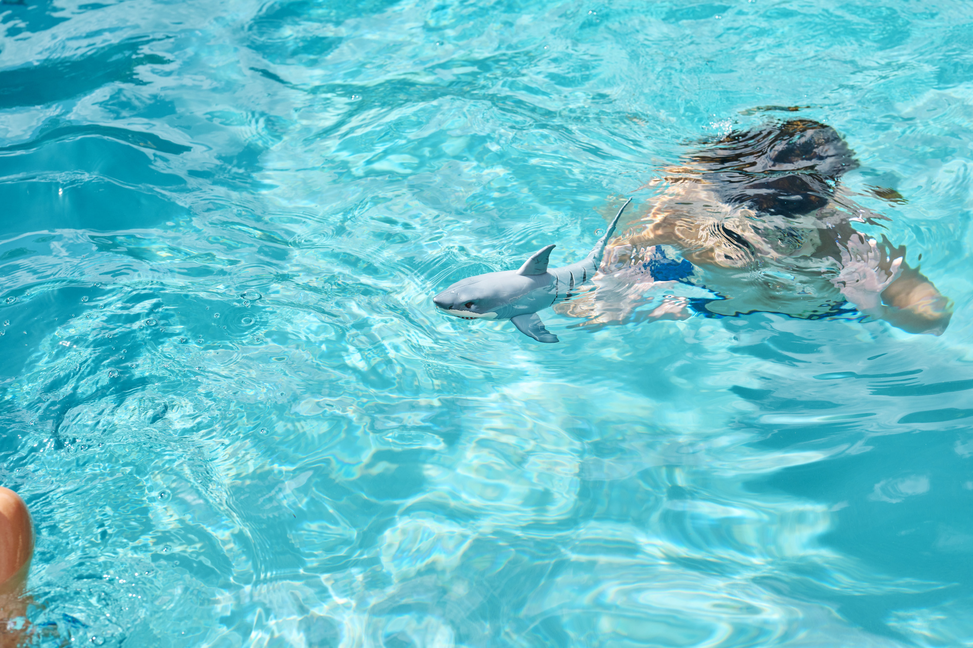 Игрушка ZURU Robo Alive интерактивная Белая акула S1